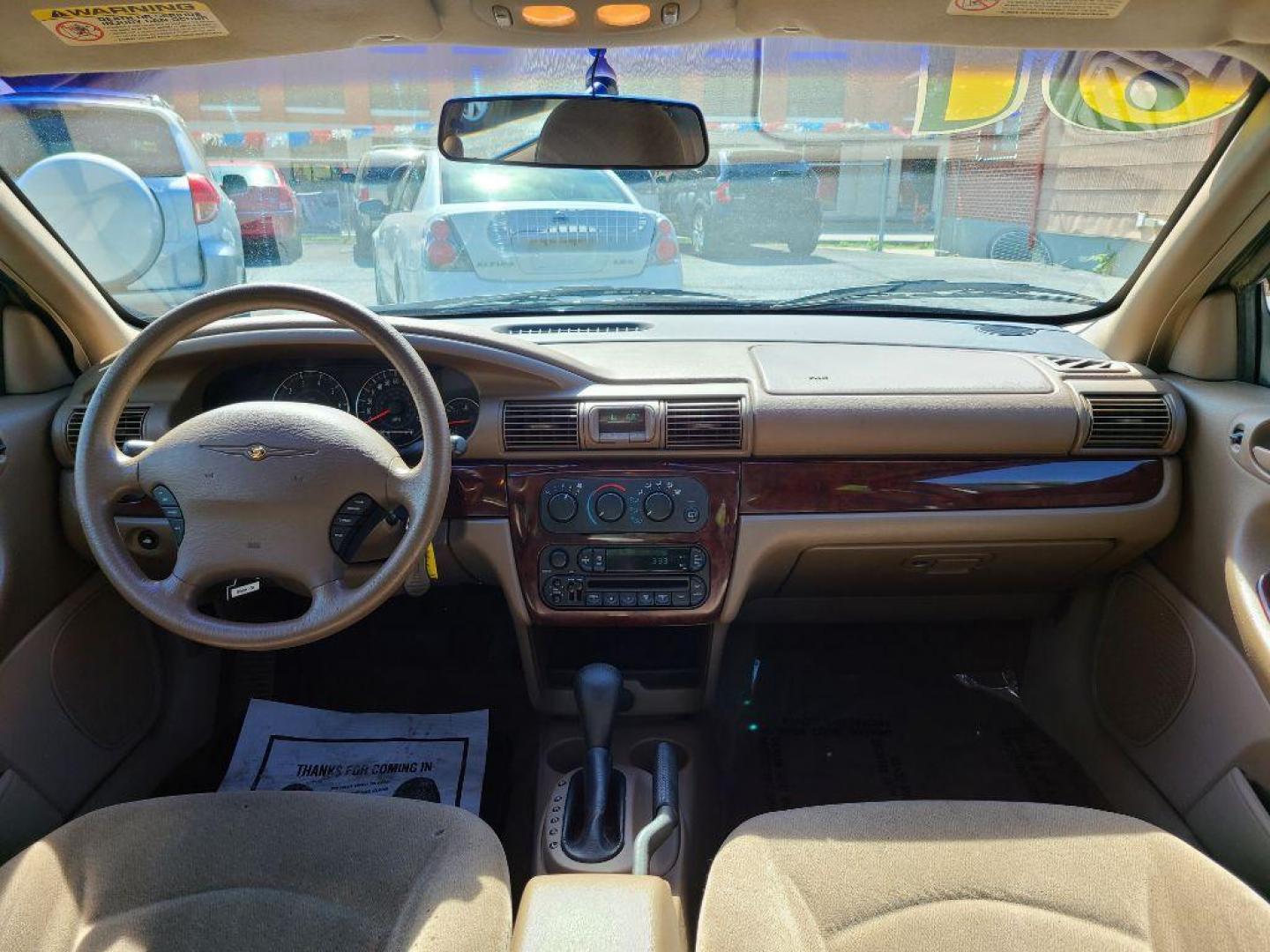 2001 TAN CHRYSLER SEBRING LX (1C3EL46X01N) with an 2.4L engine, Automatic transmission, located at 117 North Cameron Street, Harrisburg, PA, 17101, (717) 963-8962, 40.267021, -76.875351 - WE FINANCE!!! Good Credit/ Bad Credit/ No Credit - ALL Trade-Ins Welcomed!!! ***Guaranteed Credit Approval*** APPLY ONLINE or CALL us TODAY ;) Internet Prices and Marketplace Prices are SPECIAL discounted ***CASH DEALS*** Retail Prices are higher. Please call us to discuss your cash and finan - Photo#9