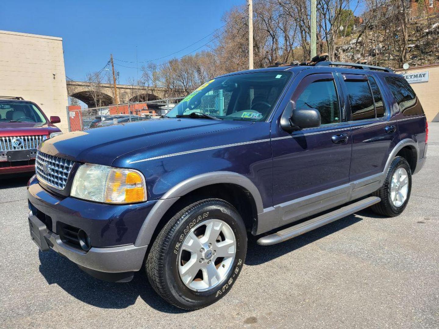 2003 BLUE FORD EXPLORER XLT (1FMZU73KX3U) with an 4.0L engine, Automatic transmission, located at 117 North Cameron Street, Harrisburg, PA, 17101, (717) 963-8962, 40.267021, -76.875351 - Photo#0