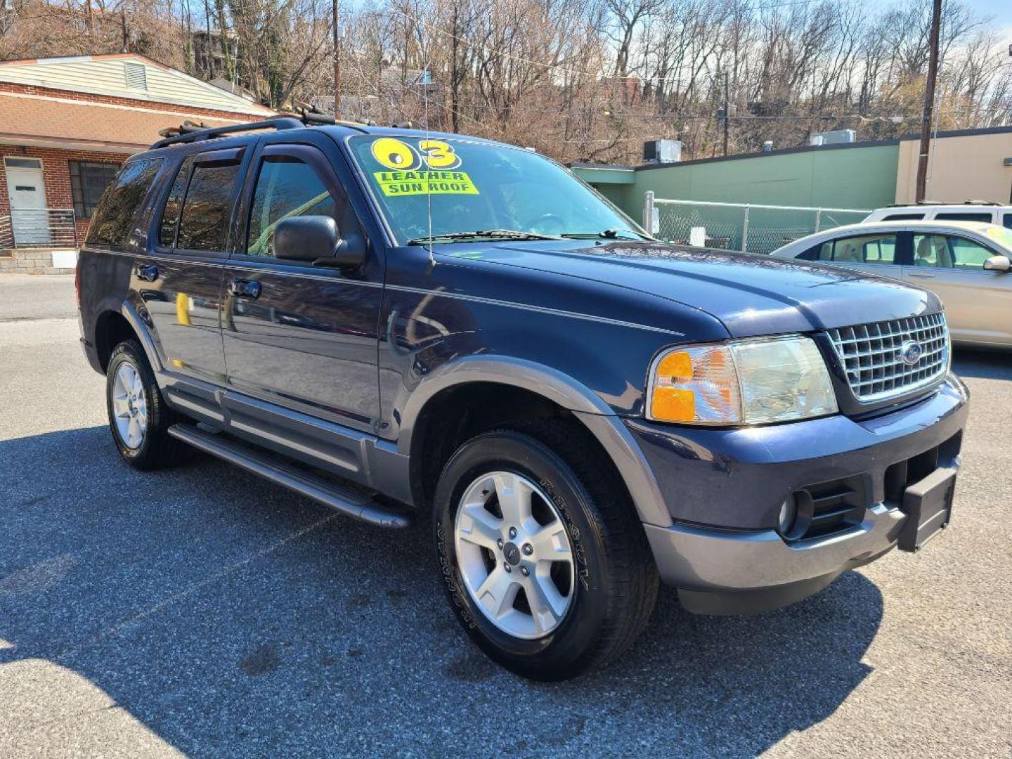 2003 BLUE FORD EXPLORER XLT (1FMZU73KX3U) with an 4.0L engine, Automatic transmission, located at 117 North Cameron Street, Harrisburg, PA, 17101, (717) 963-8962, 40.267021, -76.875351 - Photo#6
