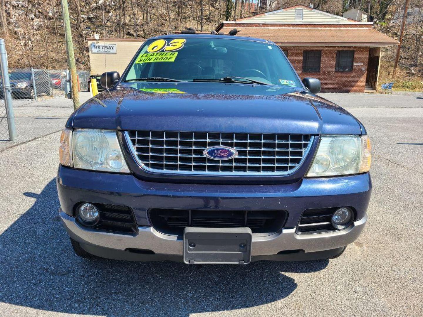 2003 BLUE FORD EXPLORER XLT (1FMZU73KX3U) with an 4.0L engine, Automatic transmission, located at 117 North Cameron Street, Harrisburg, PA, 17101, (717) 963-8962, 40.267021, -76.875351 - Photo#7