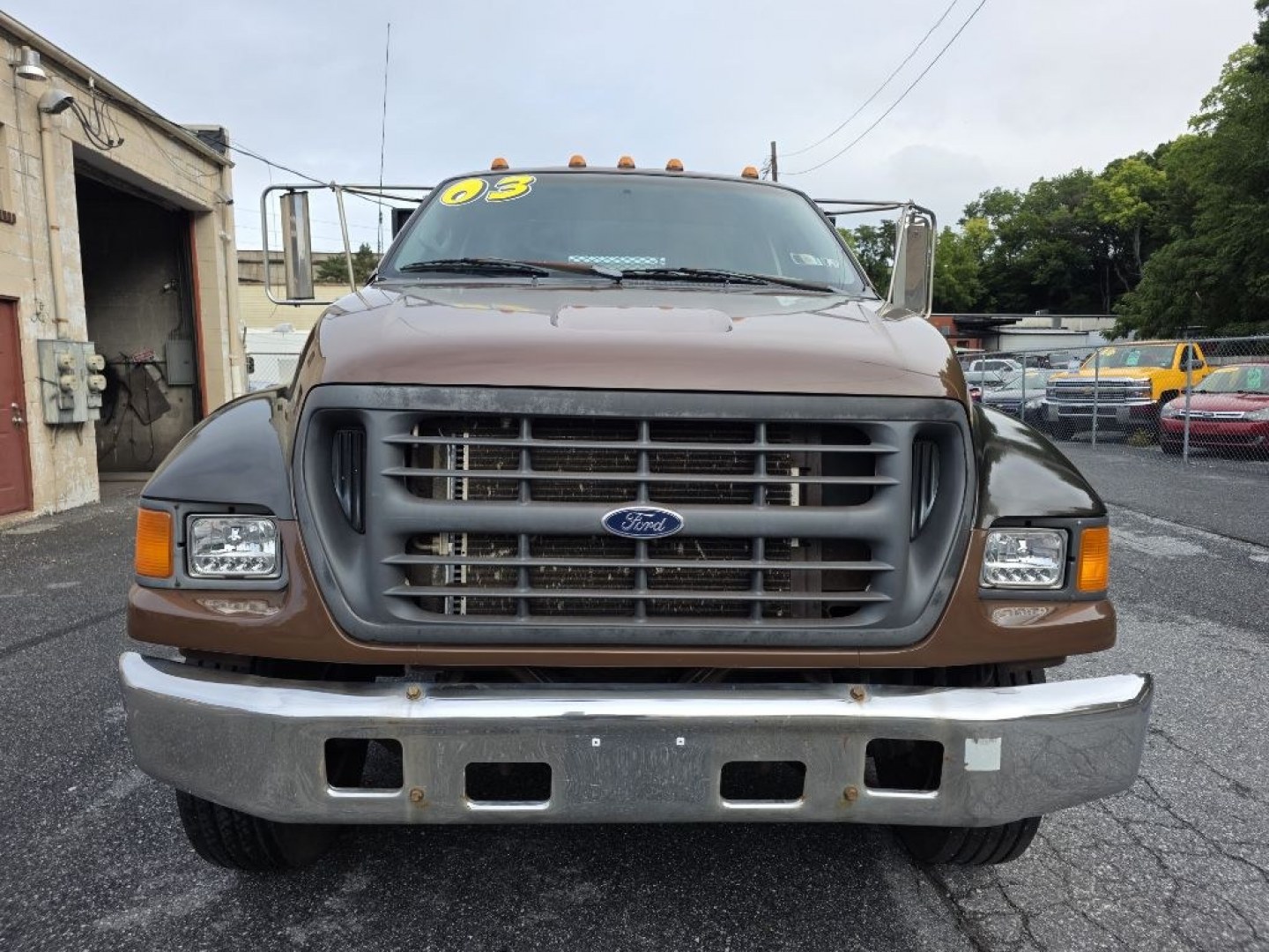 2003 BROWN FORD Super Duty F750 Super Duty F750 (3FDNF75233M) , Automatic transmission, located at 131 N Cameron st, Harrisburg, PA, 17101, (717) 561-2926, 40.267086, -76.875374 - CASH DEAL $8,995 Anti-Lock Brakes Auxiliary Pwr Outlet Cruise Control Cylinders (6) Intermittent Wipers Motor Fuel Type (Diesel) Power Brakes Power Steering Rear View Mirror Seat Trim (Leather) Tilt Steering Wheel Transmission (Automatic Transmission) Turbocharger Wheels F- Photo#8