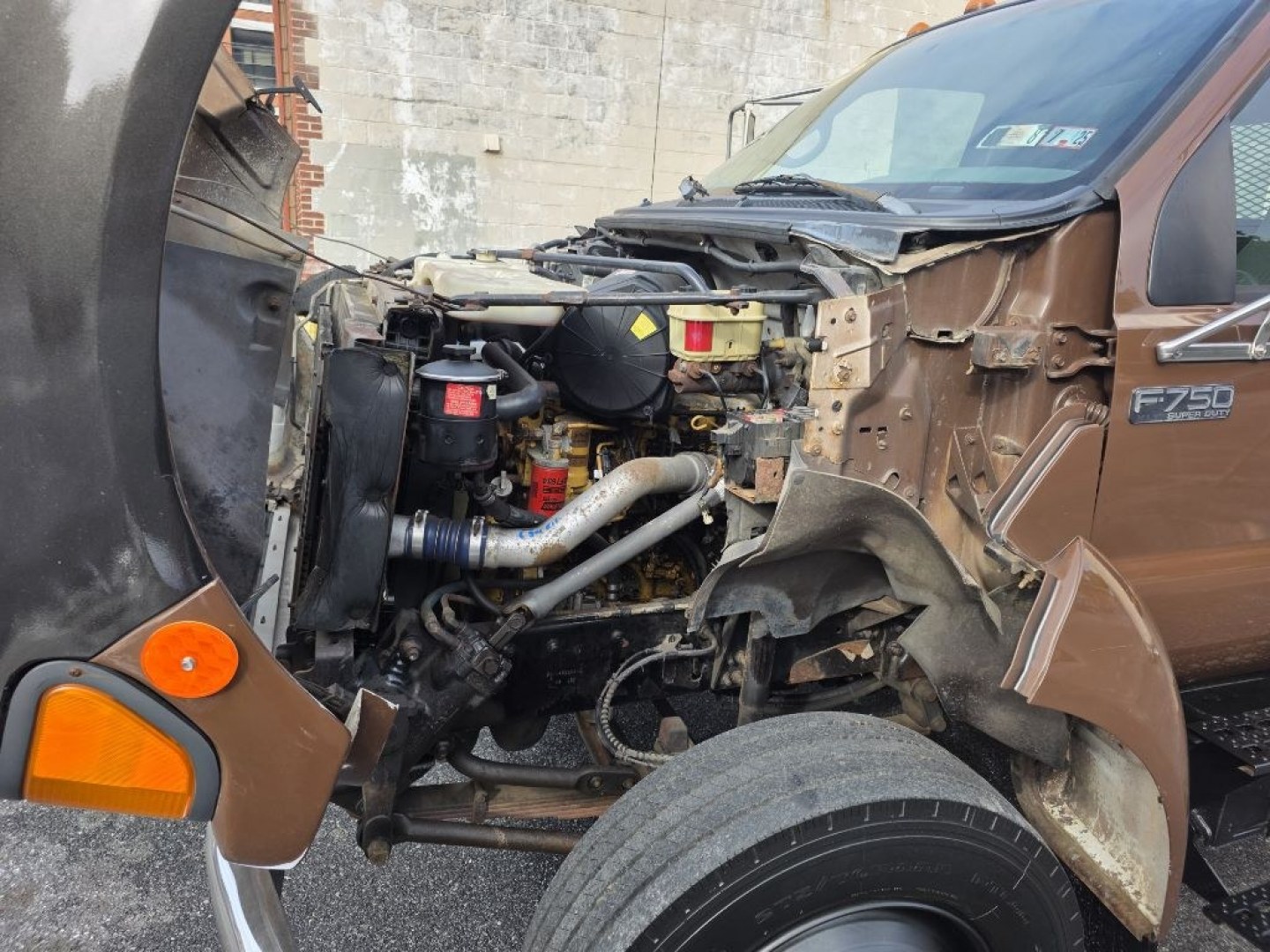 2003 BROWN FORD Super Duty F750 Super Duty F750 (3FDNF75233M) , Automatic transmission, located at 131 N Cameron st, Harrisburg, PA, 17101, (717) 561-2926, 40.267086, -76.875374 - CASH DEAL $8,995 Anti-Lock Brakes Auxiliary Pwr Outlet Cruise Control Cylinders (6) Intermittent Wipers Motor Fuel Type (Diesel) Power Brakes Power Steering Rear View Mirror Seat Trim (Leather) Tilt Steering Wheel Transmission (Automatic Transmission) Turbocharger Wheels F- Photo#13