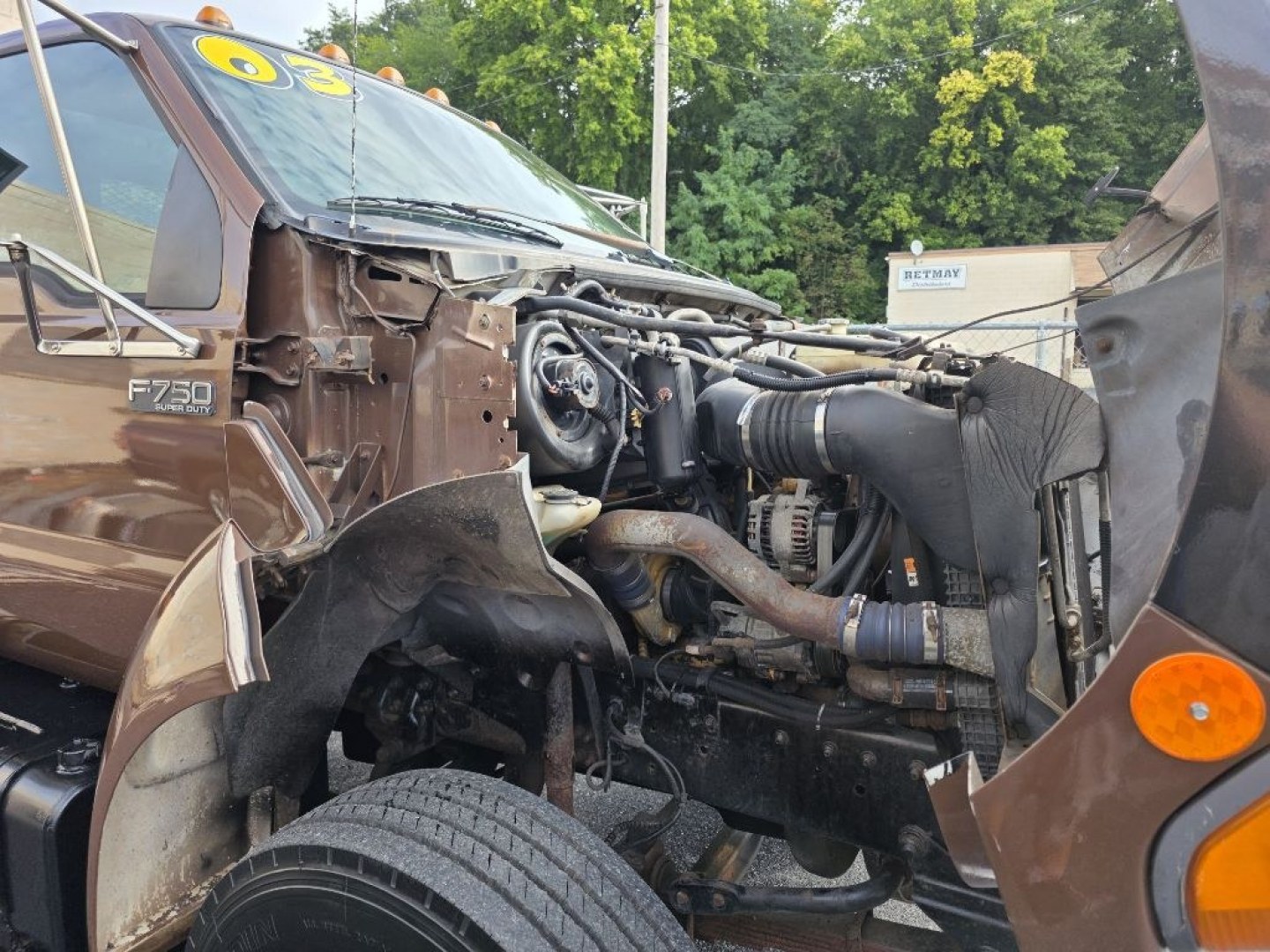 2003 BROWN FORD Super Duty F750 Super Duty F750 (3FDNF75233M) , Automatic transmission, located at 131 N Cameron st, Harrisburg, PA, 17101, (717) 561-2926, 40.267086, -76.875374 - CASH DEAL $8,995 Anti-Lock Brakes Auxiliary Pwr Outlet Cruise Control Cylinders (6) Intermittent Wipers Motor Fuel Type (Diesel) Power Brakes Power Steering Rear View Mirror Seat Trim (Leather) Tilt Steering Wheel Transmission (Automatic Transmission) Turbocharger Wheels F- Photo#14