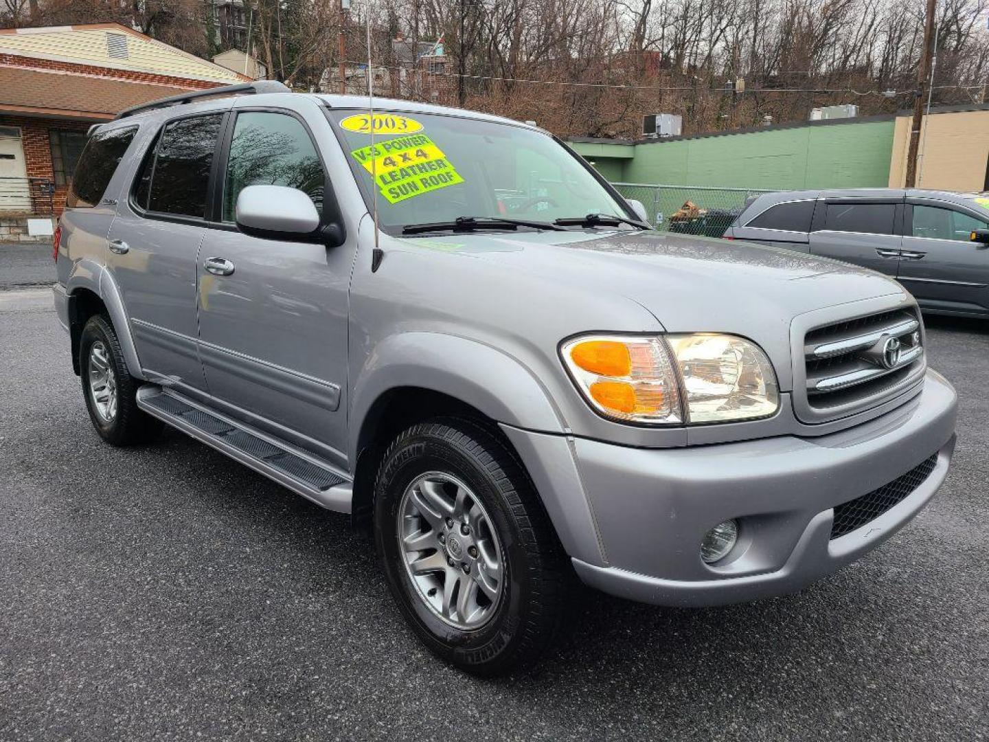2003 SILVER TOYOTA SEQUOIA LIMITED (5TDBT48A03S) with an 4.7L engine, Automatic transmission, located at 117 North Cameron Street, Harrisburg, PA, 17101, (717) 963-8962, 40.267021, -76.875351 - WE FINANCE!!! Good Credit/ Bad Credit/ No Credit - ALL Trade-Ins Welcomed!!! ***Guaranteed Credit Approval*** APPLY ONLINE or CALL us TODAY ;) Internet Prices and Marketplace Prices are SPECIAL discounted ***CASH DEALS*** Retail Prices are higher. Please call us to discuss your cash and finan - Photo#6