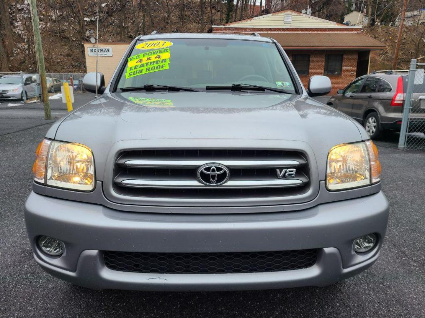 2003 SILVER TOYOTA SEQUOIA LIMITED (5TDBT48A03S) with an 4.7L engine, Automatic transmission, located at 117 North Cameron Street, Harrisburg, PA, 17101, (717) 963-8962, 40.267021, -76.875351 - WE FINANCE!!! Good Credit/ Bad Credit/ No Credit - ALL Trade-Ins Welcomed!!! ***Guaranteed Credit Approval*** APPLY ONLINE or CALL us TODAY ;) Internet Prices and Marketplace Prices are SPECIAL discounted ***CASH DEALS*** Retail Prices are higher. Please call us to discuss your cash and finan - Photo#7