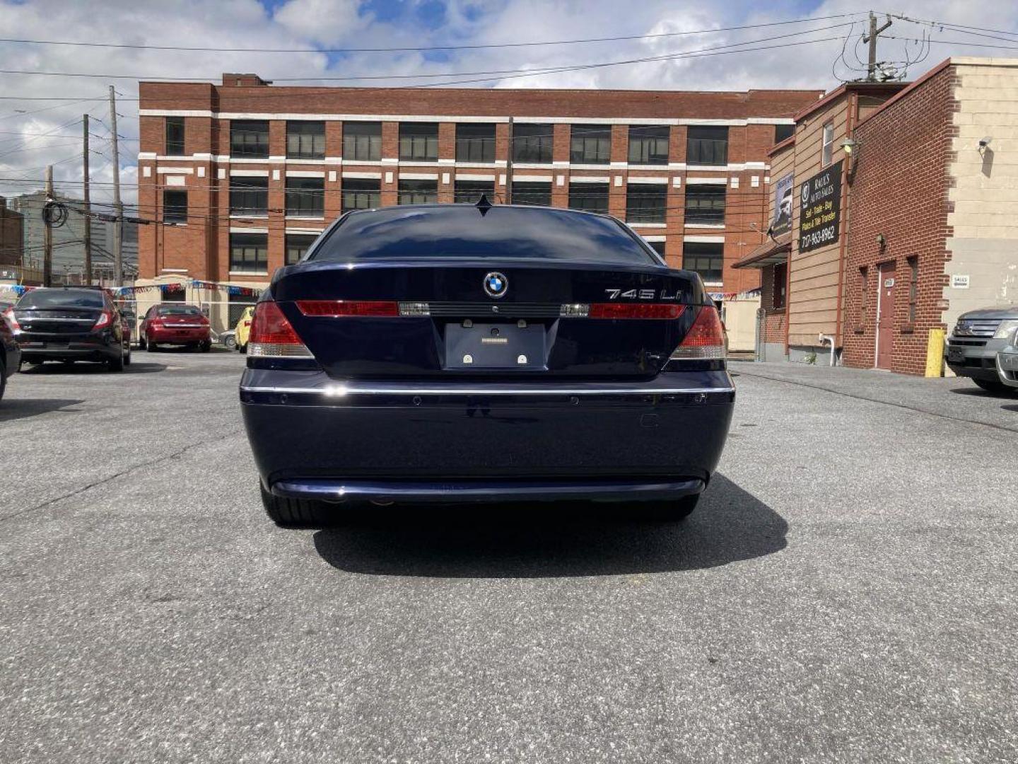 2004 BLACK BMW 745 LI (WBAGN63584D) with an 4.4L engine, Automatic transmission, located at 117 North Cameron Street, Harrisburg, PA, 17101, (717) 963-8962, 40.267021, -76.875351 - WE FINANCE!!! Good Credit/ Bad Credit/ No Credit - ALL Trade-Ins Welcomed!!! ***Guaranteed Credit Approval*** APPLY ONLINE or CALL us TODAY ;) Internet Prices and Marketplace Prices are SPECIAL discounted ***CASH DEALS*** Retail Prices are higher. Please call us to discuss your cash and finan - Photo#3