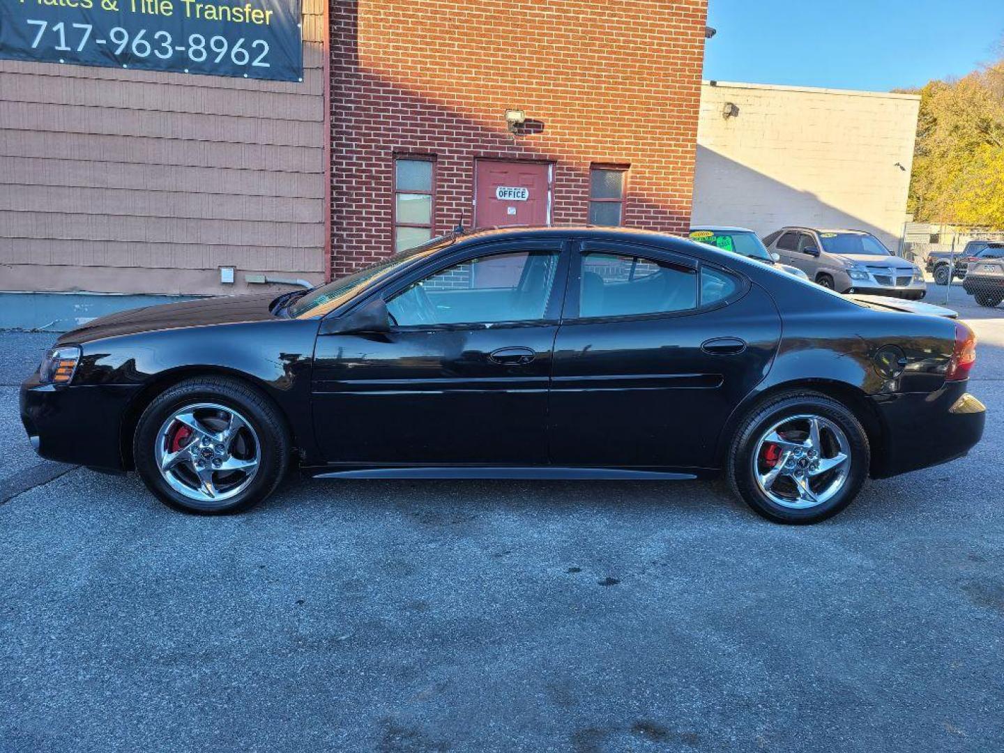 2004 BLACK PONTIAC GRAND PRIX GTP (2G2WR524741) with an 3.8L engine, Automatic transmission, located at 117 North Cameron Street, Harrisburg, PA, 17101, (717) 963-8962, 40.267021, -76.875351 - WE FINANCE!!! Good Credit/ Bad Credit/ No Credit - ALL Trade-Ins Welcomed!!! ***Guaranteed Credit Approval*** APPLY ONLINE or CALL us TODAY ;) Internet Prices and Marketplace Prices are SPECIAL discounted ***CASH DEALS*** Retail Prices are higher. Please call us to discuss your cash and finan - Photo#1
