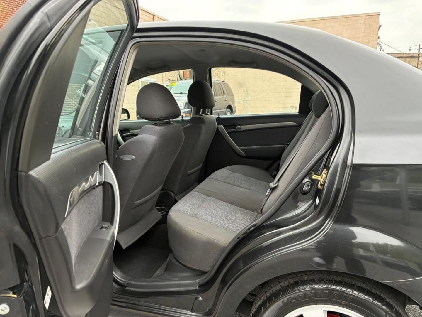 2007 BLACK CHEVROLET AVEO LT (KL1TG56647B) with an 1.6L engine, Automatic transmission, located at 117 North Cameron Street, Harrisburg, PA, 17101, (717) 963-8962, 40.267021, -76.875351 - WE FINANCE!!! Good Credit/ Challenged Credit/ No Credit - ALL Trade-Ins Welcomed!!! APPLY ONLINE or CALL us TODAY ;) Please call us to discuss your cash and/or financing options. - Photo#11