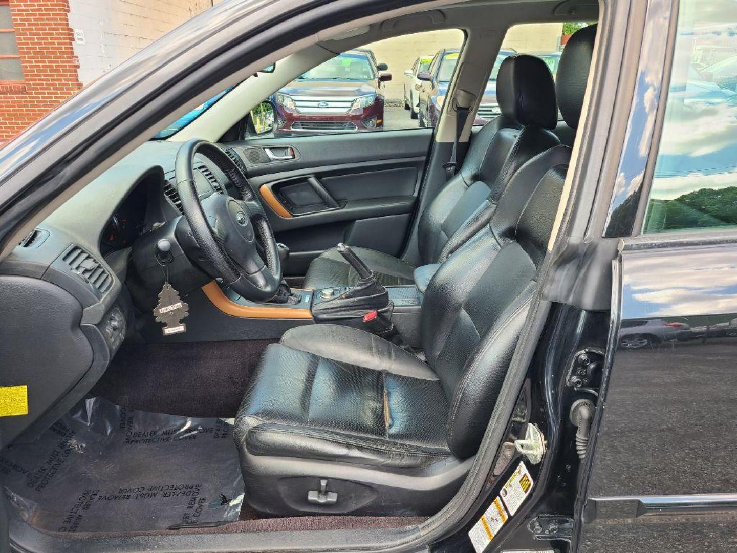 2007 BLACK SUBARU LEGACY OUTBACK (4S4BP63C676) with an 2.5L engine, 5-Speed Manual transmission, located at 117 North Cameron Street, Harrisburg, PA, 17101, (717) 963-8962, 40.267021, -76.875351 - Photo#14