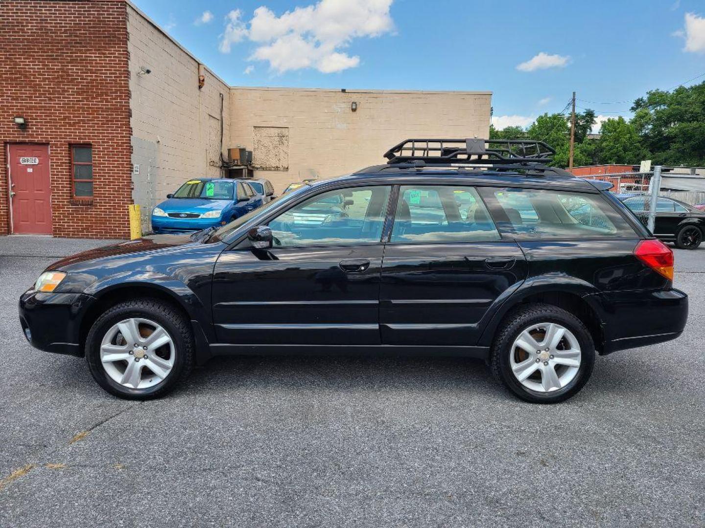 2007 BLACK SUBARU LEGACY OUTBACK (4S4BP63C676) with an 2.5L engine, 5-Speed Manual transmission, located at 117 North Cameron Street, Harrisburg, PA, 17101, (717) 963-8962, 40.267021, -76.875351 - Photo#1