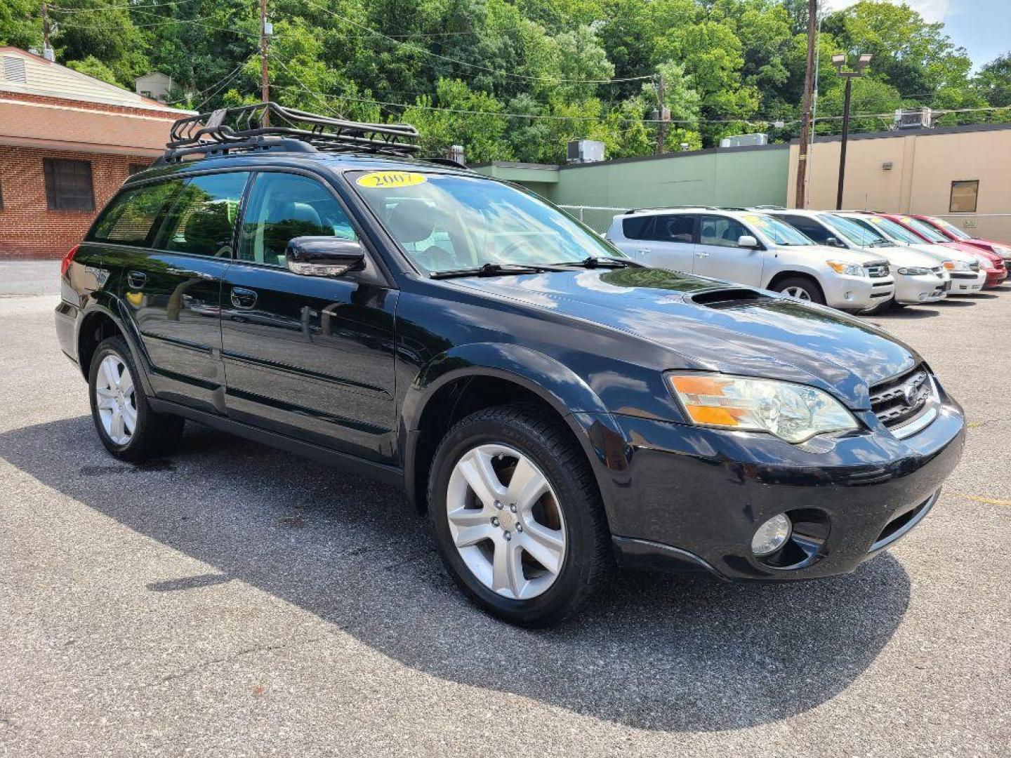 2007 BLACK SUBARU LEGACY OUTBACK (4S4BP63C676) with an 2.5L engine, 5-Speed Manual transmission, located at 117 North Cameron Street, Harrisburg, PA, 17101, (717) 963-8962, 40.267021, -76.875351 - Photo#6