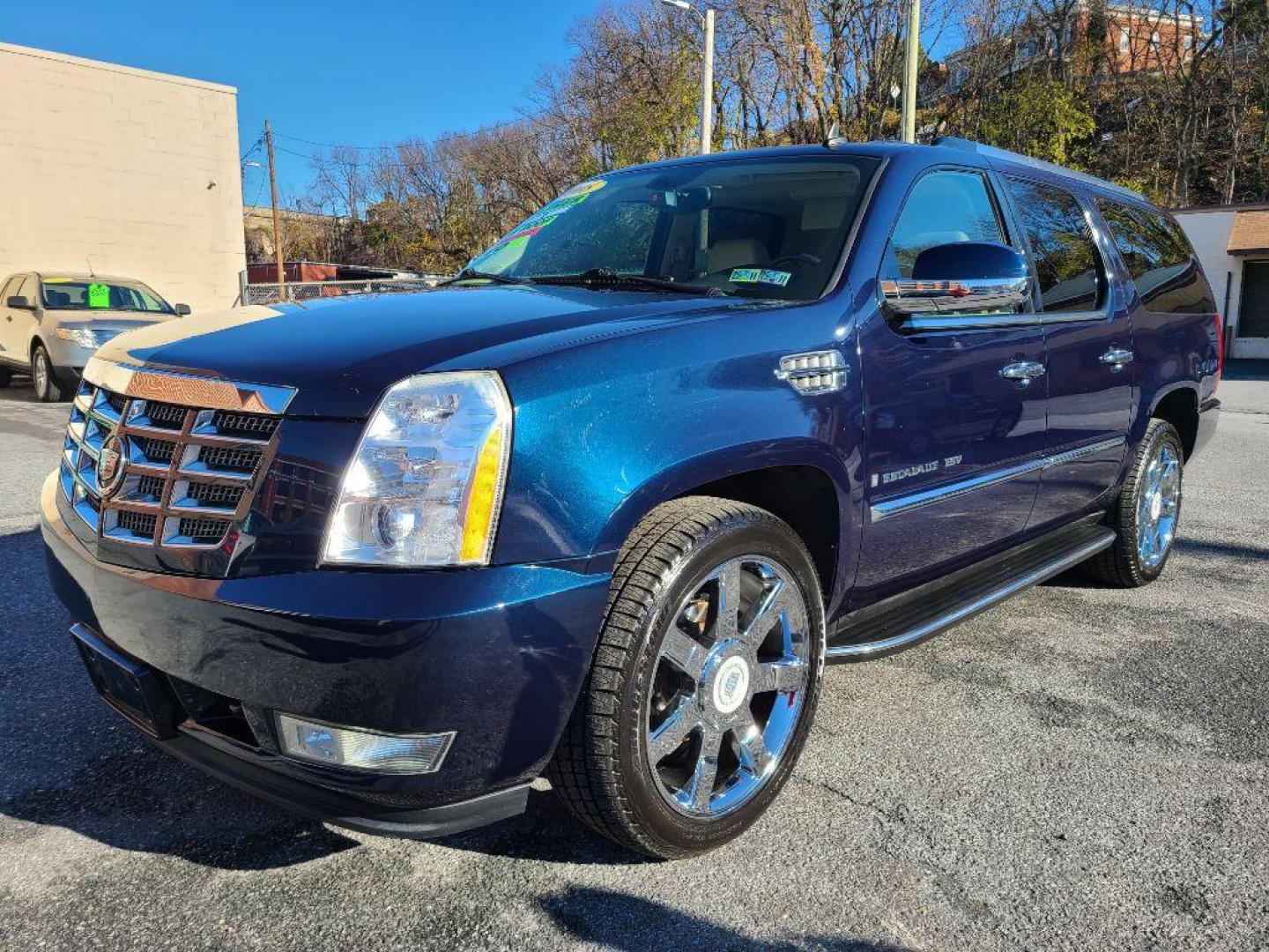 2008 BLUE CADILLAC ESCALADE ESV (1GYFK66848R) with an 6.2L engine, Automatic transmission, located at 117 North Cameron Street, Harrisburg, PA, 17101, (717) 963-8962, 40.267021, -76.875351 - WE FINANCE!!! Good Credit/ Bad Credit/ No Credit - ALL Trade-Ins Welcomed!!! ***Guaranteed Credit Approval*** APPLY ONLINE or CALL us TODAY ;) Internet Prices and Marketplace Prices are SPECIAL discounted ***CASH DEALS*** Retail Prices are higher. Please call us to discuss your cash and finan - Photo#0