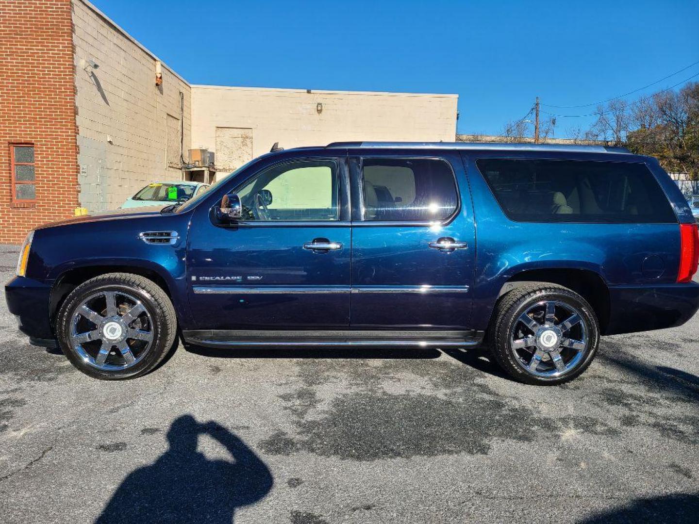 2008 BLUE CADILLAC ESCALADE ESV (1GYFK66848R) with an 6.2L engine, Automatic transmission, located at 117 North Cameron Street, Harrisburg, PA, 17101, (717) 963-8962, 40.267021, -76.875351 - WE FINANCE!!! Good Credit/ Bad Credit/ No Credit - ALL Trade-Ins Welcomed!!! ***Guaranteed Credit Approval*** APPLY ONLINE or CALL us TODAY ;) Internet Prices and Marketplace Prices are SPECIAL discounted ***CASH DEALS*** Retail Prices are higher. Please call us to discuss your cash and finan - Photo#1