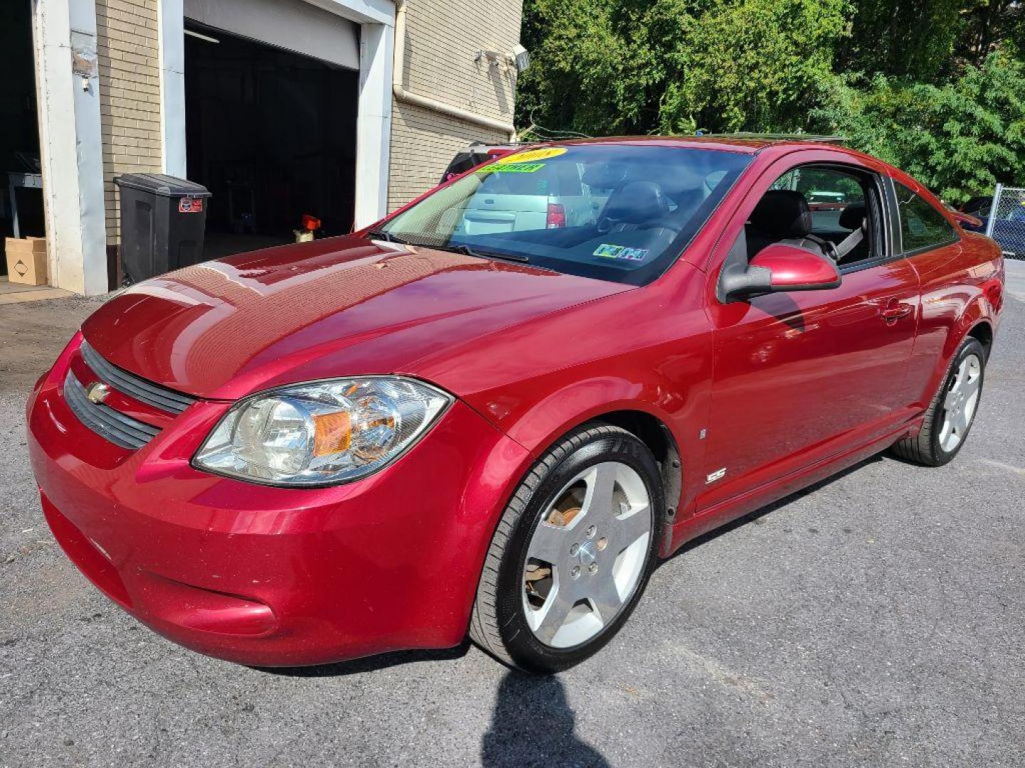 2008 RED CHEVROLET COBALT SPORT (1G1AM18B987) with an 2.4L engine, Automatic transmission, located at 117 North Cameron Street, Harrisburg, PA, 17101, (717) 963-8962, 40.267021, -76.875351 - Photo#0