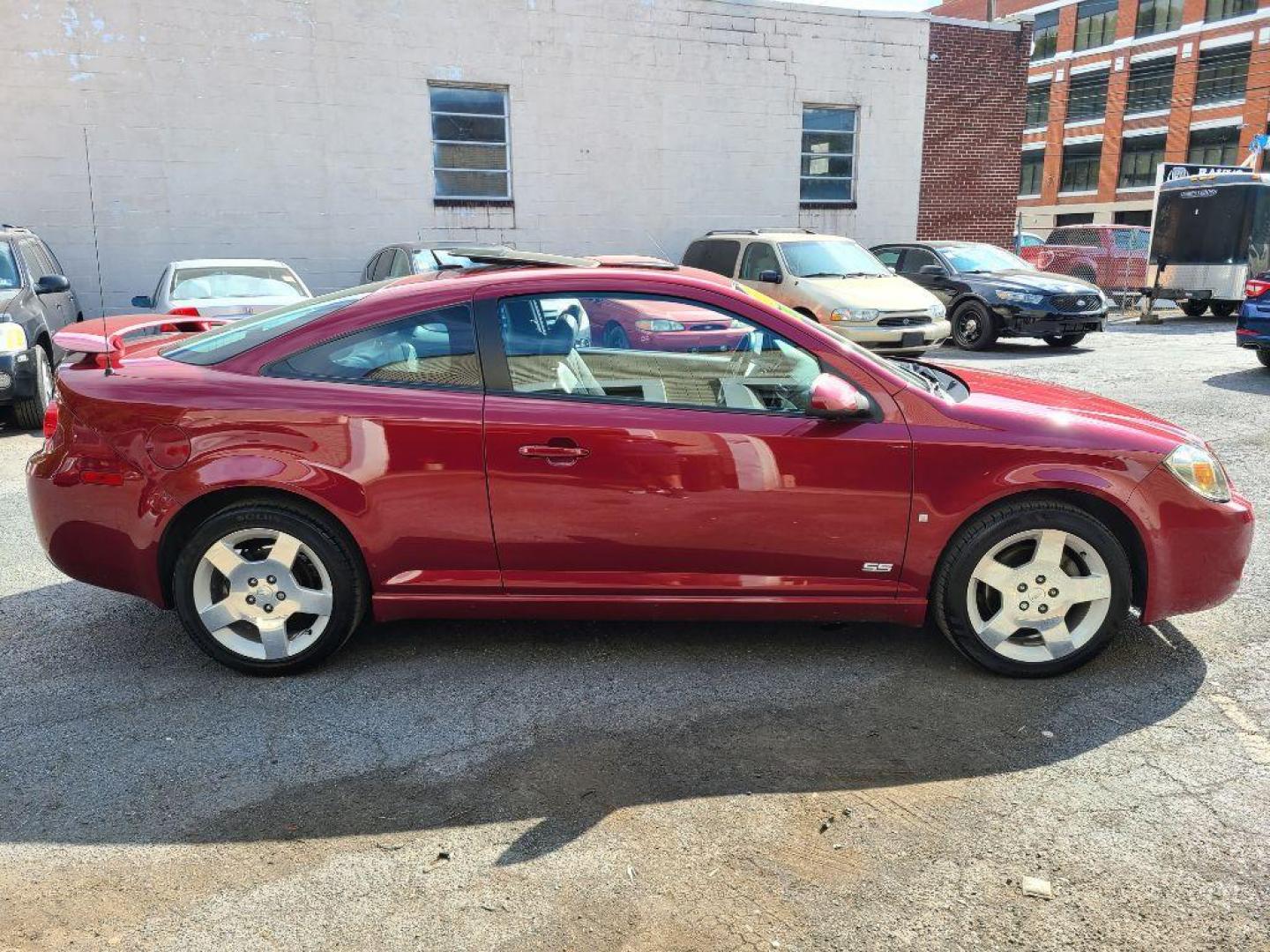 2008 RED CHEVROLET COBALT SPORT (1G1AM18B987) with an 2.4L engine, Automatic transmission, located at 117 North Cameron Street, Harrisburg, PA, 17101, (717) 963-8962, 40.267021, -76.875351 - Photo#5