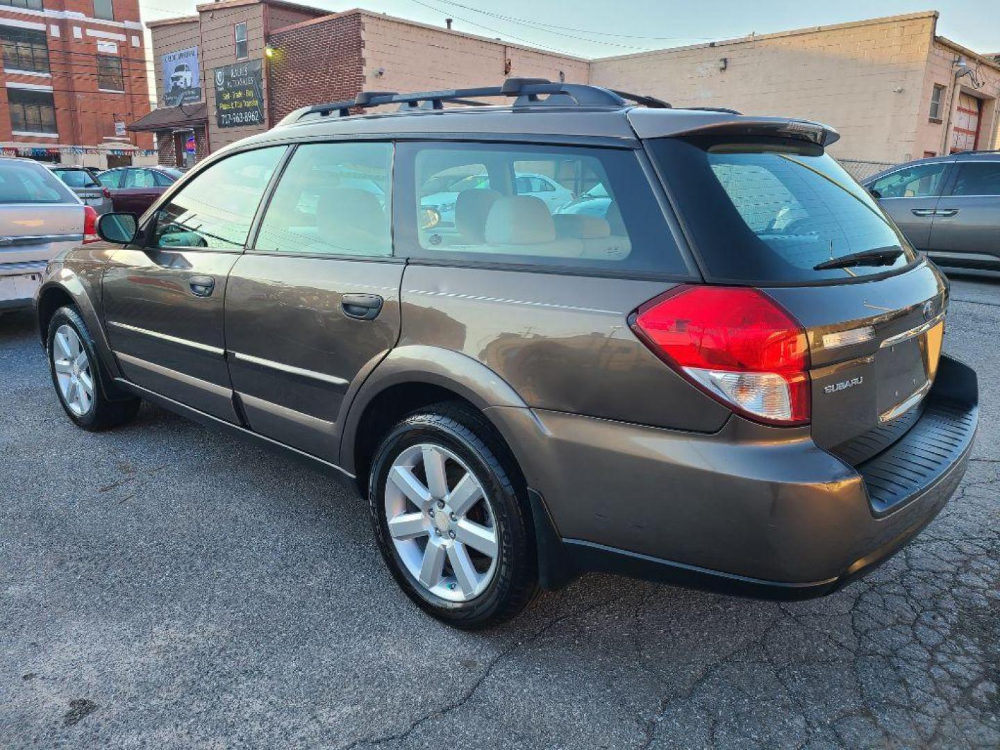 2008 BROWN SUBARU OUTBACK 2.5I (4S4BP61C486) with an 2.5L engine, 5-Speed Manual transmission, located at 117 North Cameron Street, Harrisburg, PA, 17101, (717) 963-8962, 40.267021, -76.875351 - WE FINANCE!!! Good Credit/ Bad Credit/ No Credit - ALL Trade-Ins Welcomed!!! ***Guaranteed Credit Approval*** APPLY ONLINE or CALL us TODAY ;) Internet Prices and Marketplace Prices are SPECIAL discounted ***CASH DEALS*** Retail Prices are higher. Please call us to discuss your cash and finan - Photo#3
