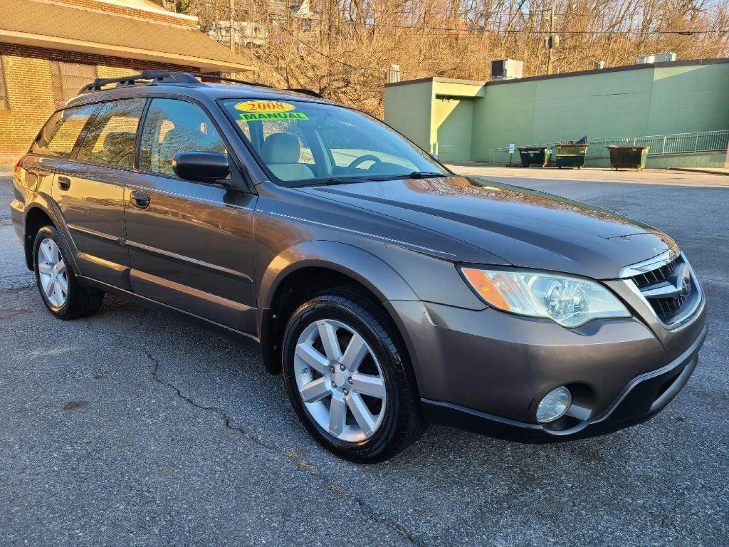2008 BROWN SUBARU OUTBACK 2.5I (4S4BP61C486) with an 2.5L engine, 5-Speed Manual transmission, located at 117 North Cameron Street, Harrisburg, PA, 17101, (717) 963-8962, 40.267021, -76.875351 - WE FINANCE!!! Good Credit/ Bad Credit/ No Credit - ALL Trade-Ins Welcomed!!! ***Guaranteed Credit Approval*** APPLY ONLINE or CALL us TODAY ;) Internet Prices and Marketplace Prices are SPECIAL discounted ***CASH DEALS*** Retail Prices are higher. Please call us to discuss your cash and finan - Photo#4