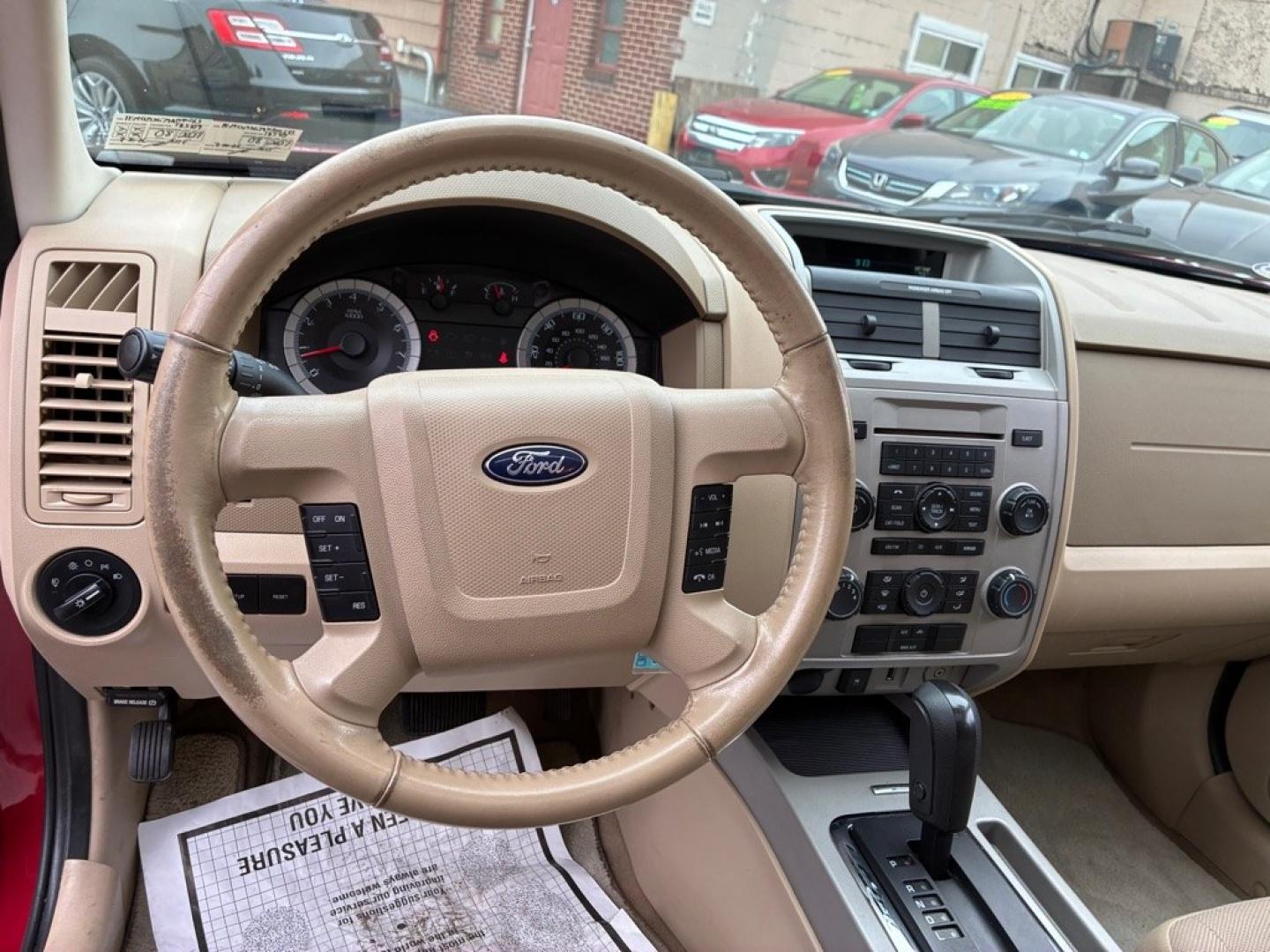 2009 RED FORD ESCAPE XLT (1FMCU93G79K) with an 3.0L engine, Automatic transmission, located at 117 North Cameron Street, Harrisburg, PA, 17101, (717) 963-8962, 40.267021, -76.875351- Photo#14