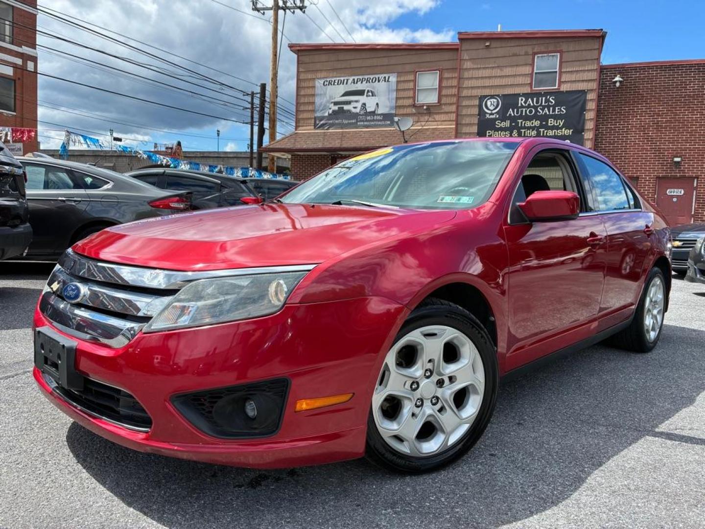 2010 RED FORD FUSION SE (3FAHP0HA2AR) with an 2.5L engine, Automatic transmission, located at 117 North Cameron Street, Harrisburg, PA, 17101, (717) 963-8962, 40.267021, -76.875351 - WE FINANCE!!! MOST vehicles are available for financing. Good Credit/ Challenged Credit/ No Credit - ALL Trade-Ins Welcomed!!! APPLY ONLINE or CALL us TODAY Please call us to discuss your cash and/or financing options. Thanks for checking our inventory! We're here to help.- Photo#0