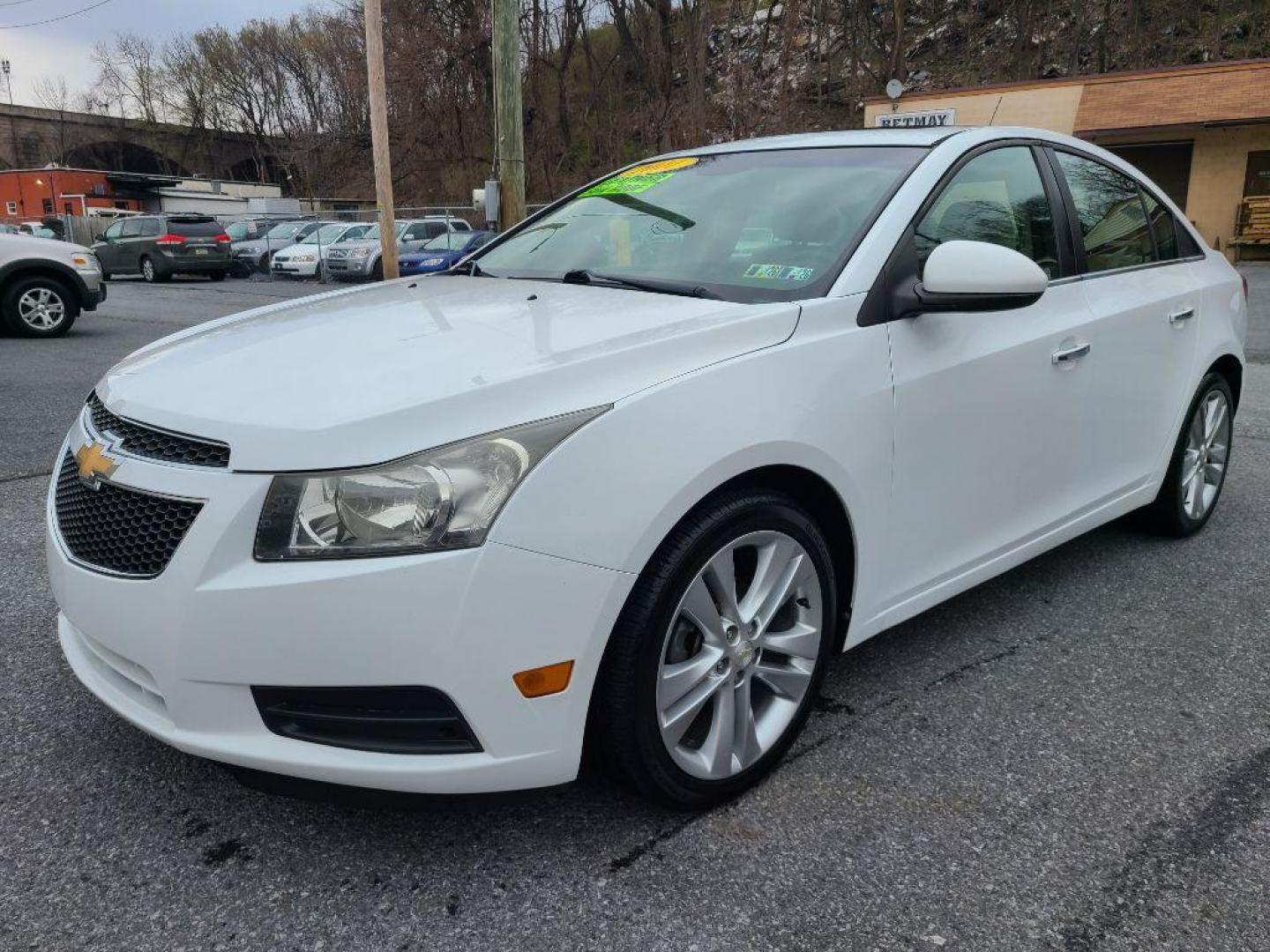 2011 WHITE CHEVROLET CRUZE LTZ (1G1PH5S95B7) with an 1.4L engine, Automatic transmission, located at 117 North Cameron Street, Harrisburg, PA, 17101, (717) 963-8962, 40.267021, -76.875351 - WE FINANCE!!! Good Credit/ Bad Credit/ No Credit - ALL Trade-Ins Welcomed!!! ***Guaranteed Credit Approval*** APPLY ONLINE or CALL us TODAY ;) Internet Prices and Marketplace Prices are SPECIAL discounted ***CASH DEALS*** Retail Prices are higher. Please call us to discuss your cash and finan - Photo#0