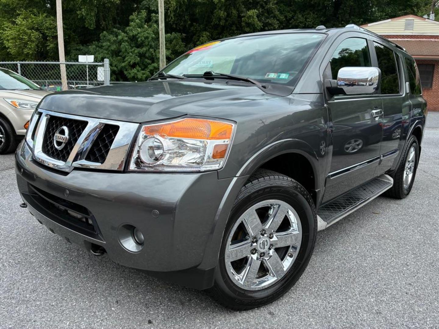 2011 GREY NISSAN ARMADA platinum (5N1AA0NC3BN) with an 5.6L engine, Automatic transmission, located at 117 North Cameron Street, Harrisburg, PA, 17101, (717) 963-8962, 40.267021, -76.875351- Photo#0