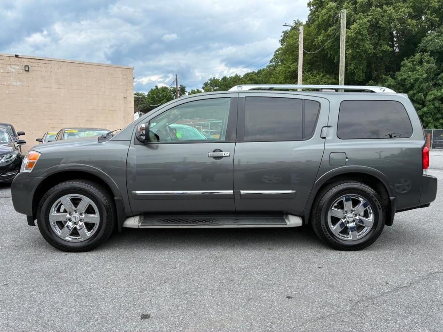 2011 GREY NISSAN ARMADA platinum (5N1AA0NC3BN) with an 5.6L engine, Automatic transmission, located at 117 North Cameron Street, Harrisburg, PA, 17101, (717) 963-8962, 40.267021, -76.875351- Photo#1