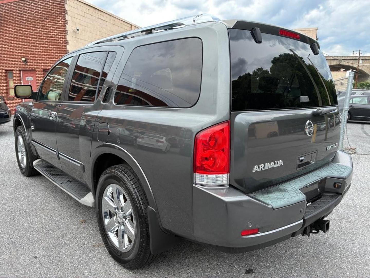2011 GREY NISSAN ARMADA platinum (5N1AA0NC3BN) with an 5.6L engine, Automatic transmission, located at 117 North Cameron Street, Harrisburg, PA, 17101, (717) 963-8962, 40.267021, -76.875351- Photo#2