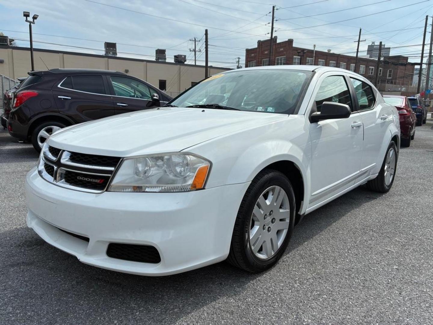 2012 WHITE DODGE AVENGER SE (1C3CDZAG7CN) with an 3.6L engine, Automatic transmission, located at 117 North Cameron Street, Harrisburg, PA, 17101, (717) 963-8962, 40.267021, -76.875351 - Photo#0