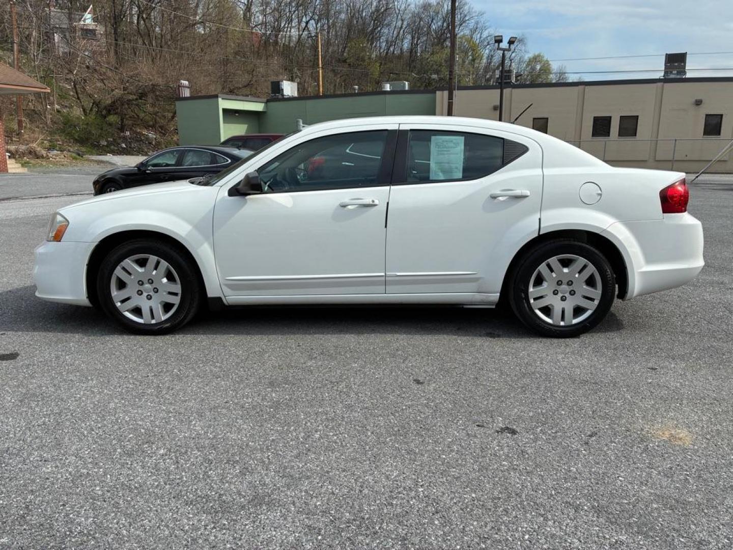 2012 WHITE DODGE AVENGER SE (1C3CDZAG7CN) with an 3.6L engine, Automatic transmission, located at 117 North Cameron Street, Harrisburg, PA, 17101, (717) 963-8962, 40.267021, -76.875351 - Photo#1