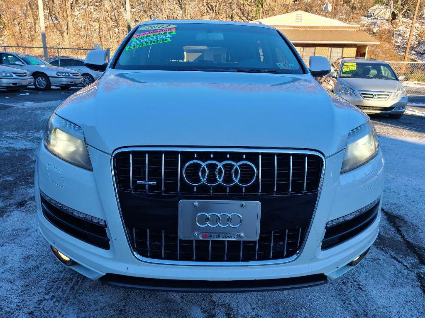 2013 WHITE AUDI Q7 PREMIUM PLUS (WA1LGAFE1DD) with an 3.0L engine, Automatic transmission, located at 117 North Cameron Street, Harrisburg, PA, 17101, (717) 963-8962, 40.267021, -76.875351 - Photo#7