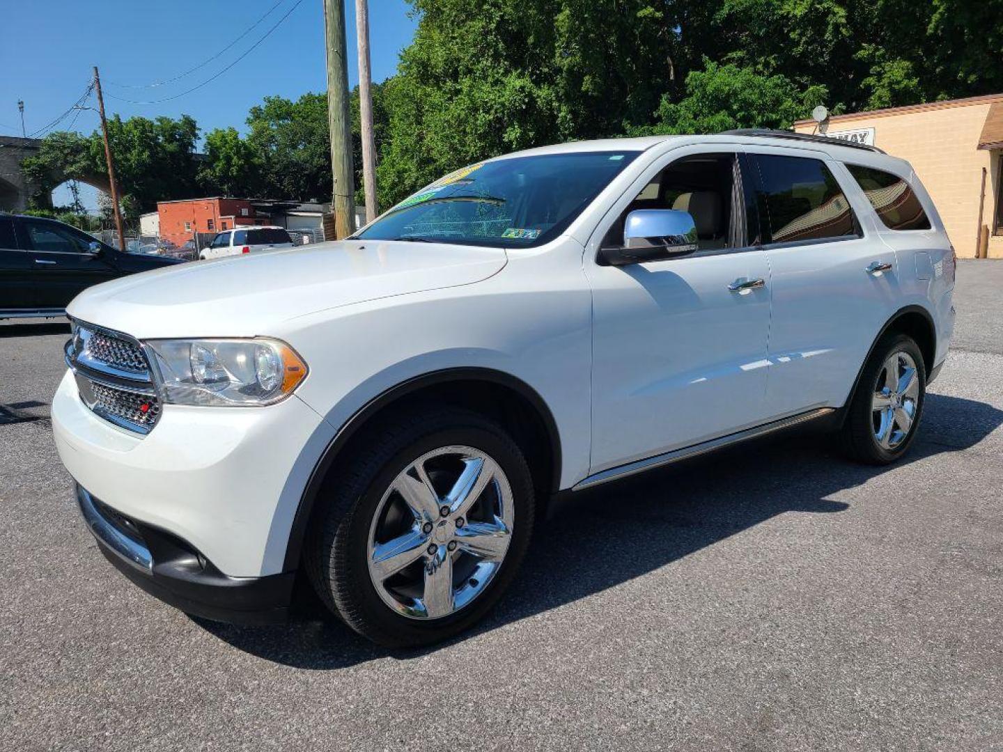 2013 WHITE DODGE DURANGO CITADEL (1C4RDJEGXDC) with an 3.6L engine, Automatic transmission, located at 117 North Cameron Street, Harrisburg, PA, 17101, (717) 963-8962, 40.267021, -76.875351 - WE FINANCE!!! Good Credit/ Bad Credit/ No Credit - ALL Trade-Ins Welcomed!!! ***Guaranteed Credit Approval*** APPLY ONLINE or CALL us TODAY ;) Internet Prices and Marketplace Prices are SPECIAL discounted ***CASH DEALS*** Retail Prices are higher. Please call us to discuss your cash and finan - Photo#0