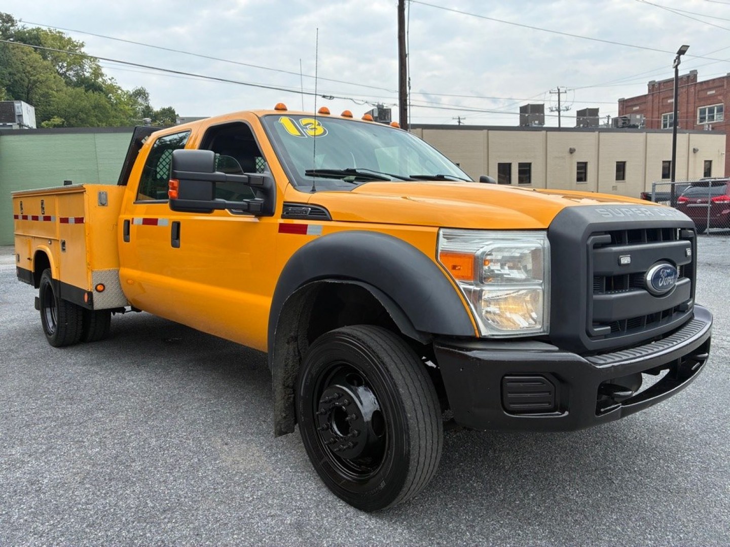 2013 YELLOW FORD F550 SUPER DUTY (1FD0W5GY1DE) with an 6.8L engine, Automatic transmission, located at 117 North Cameron Street, Harrisburg, PA, 17101, (717) 963-8962, 40.267021, -76.875351 - Hard Top 10-Cylinder Gasoline Natural A/T Power Steering Gray Vinyl Seats A/C Power Windows Power Door Locks Driver Air Bag WE FINANCE!!! MOST vehicles are available for financing. Good Credit/ Challenged Credit/ No Credit - ALL Trade-Ins Welcomed!!! APPLY ONLINE or CALL us TODAY- Photo#6