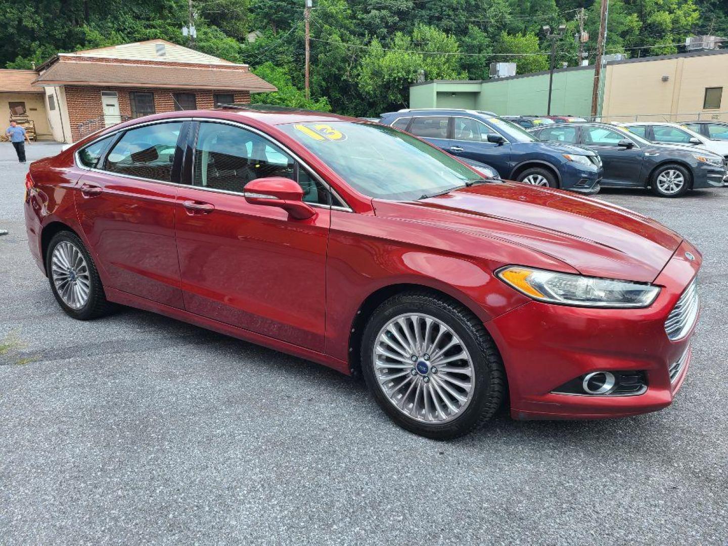 2013 RED FORD FUSION TITANIUM (3FA6P0D97DR) with an 2.0L engine, Automatic transmission, located at 117 North Cameron Street, Harrisburg, PA, 17101, (717) 963-8962, 40.267021, -76.875351 - WE FINANCE!!! Good Credit/ Bad Credit/ No Credit - ALL Trade-Ins Welcomed!!! ***Guaranteed Credit Approval*** APPLY ONLINE or CALL us TODAY ;) Internet Prices and Marketplace Prices are SPECIAL discounted ***CASH DEALS*** Retail Prices are higher. Please call us to discuss your cash and finan - Photo#4