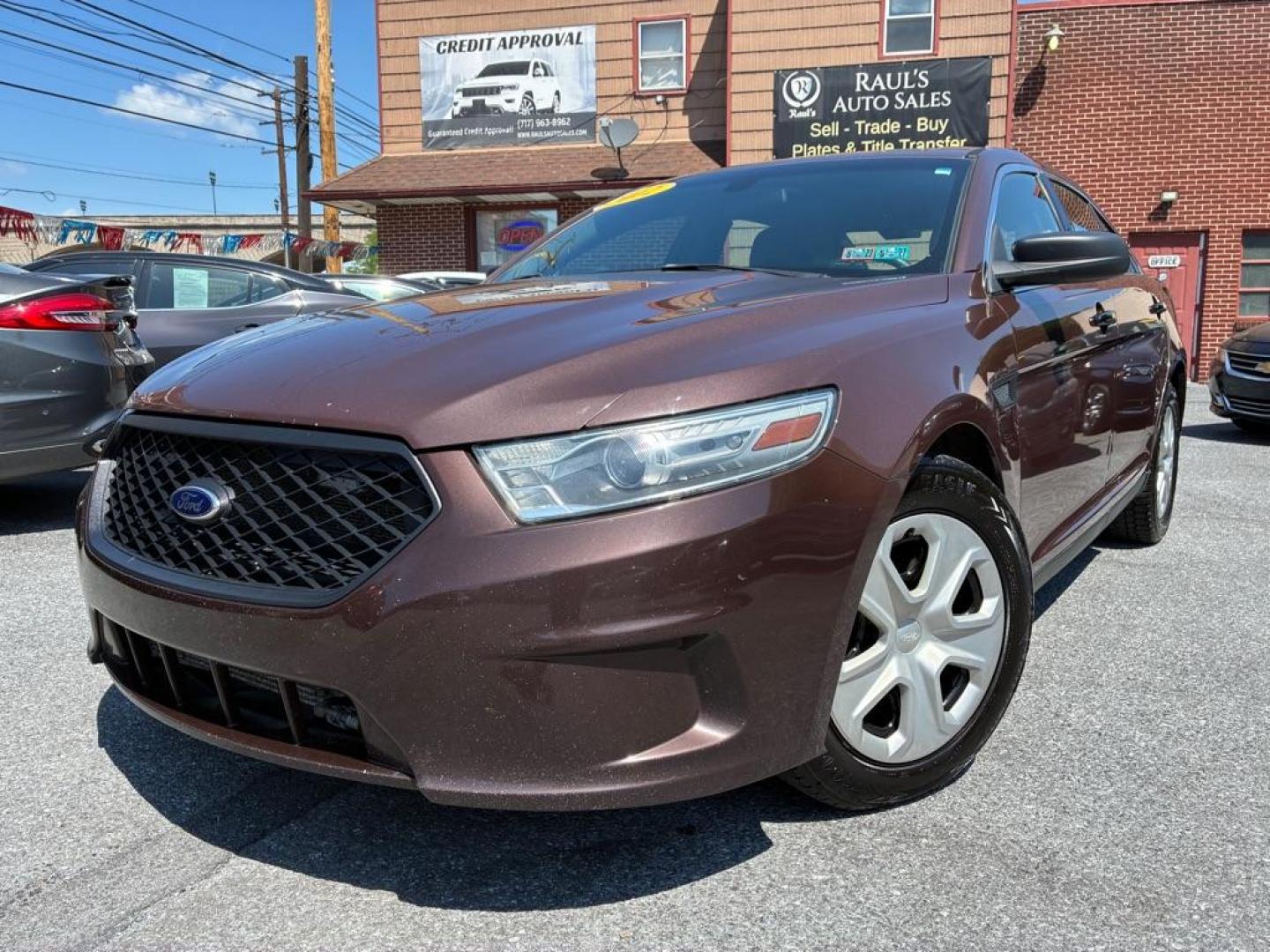 2013 BROWN FORD TAURUS POLICE INTERCEPTOR (1FAHP2M84DG) with an 3.5L engine, Automatic transmission, located at 117 North Cameron Street, Harrisburg, PA, 17101, (717) 963-8962, 40.267021, -76.875351 - WE FINANCE!!! MOST vehicles are available for financing. Good Credit/ Challenged Credit/ No Credit - ALL Trade-Ins Welcomed!!! APPLY ONLINE or CALL us TODAY Please call us to discuss your cash and/or financing options. Thanks for cheching our inventory! We're here to help. - Photo#0