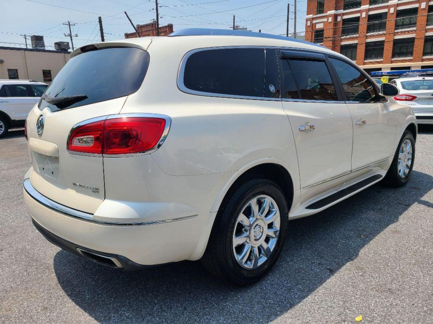 2014 WHITE BUICK ENCLAVE LEATHER (5GAKVBKD6EJ) with an 3.6L engine, Automatic transmission, located at 117 North Cameron Street, Harrisburg, PA, 17101, (717) 963-8962, 40.267021, -76.875351 - WE FINANCE!!! Good Credit/ Bad Credit/ No Credit - ALL Trade-Ins Welcomed!!! ***Guaranteed Credit Approval*** APPLY ONLINE or CALL us TODAY ;) Internet Prices and Marketplace Prices are SPECIAL discounted ***CASH DEALS*** Retail Prices are higher. Please call us to discuss your cash and finan - Photo#4