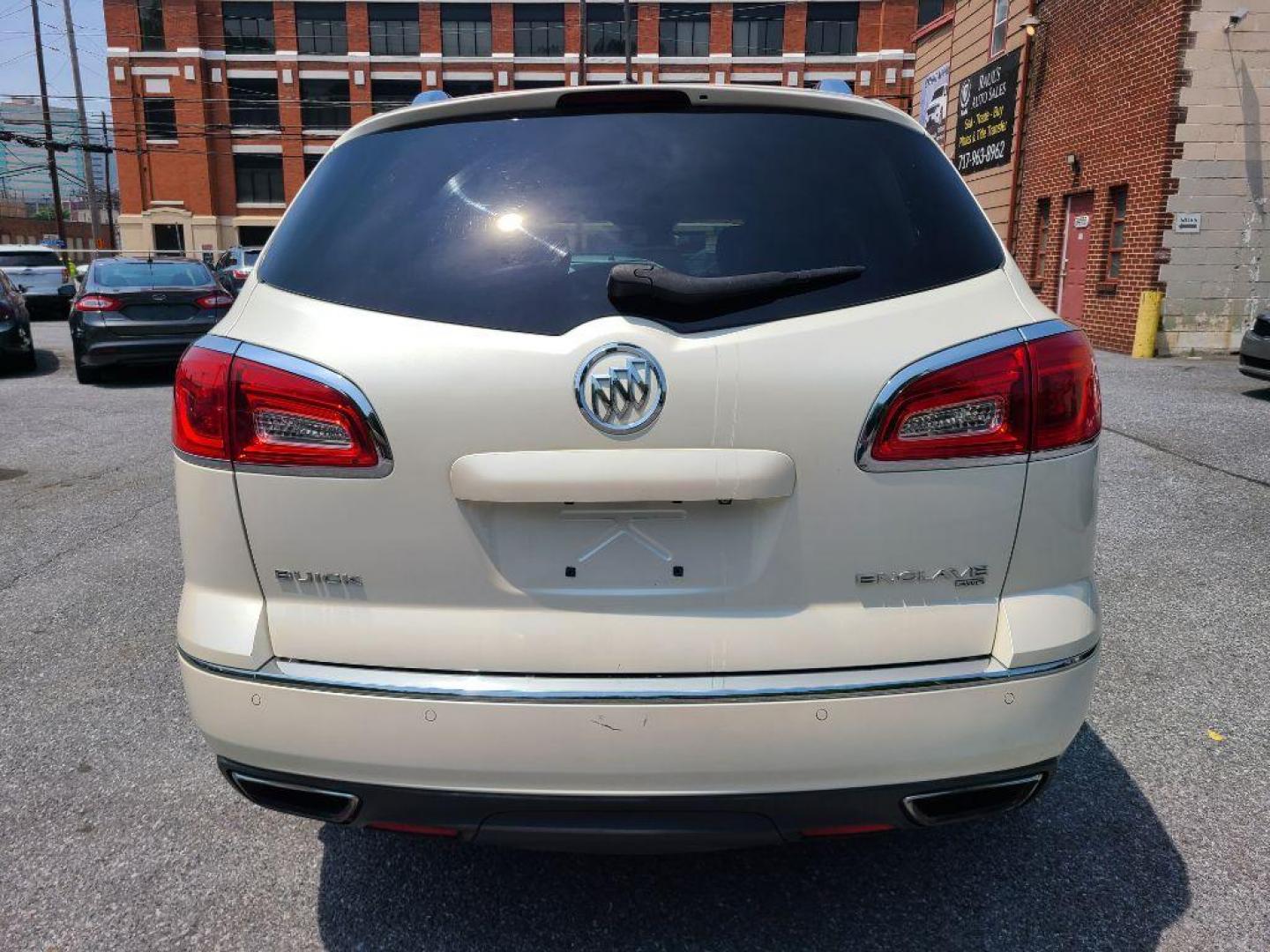 2014 WHITE BUICK ENCLAVE LEATHER (5GAKVBKD6EJ) with an 3.6L engine, Automatic transmission, located at 117 North Cameron Street, Harrisburg, PA, 17101, (717) 963-8962, 40.267021, -76.875351 - WE FINANCE!!! Good Credit/ Bad Credit/ No Credit - ALL Trade-Ins Welcomed!!! ***Guaranteed Credit Approval*** APPLY ONLINE or CALL us TODAY ;) Internet Prices and Marketplace Prices are SPECIAL discounted ***CASH DEALS*** Retail Prices are higher. Please call us to discuss your cash and finan - Photo#3