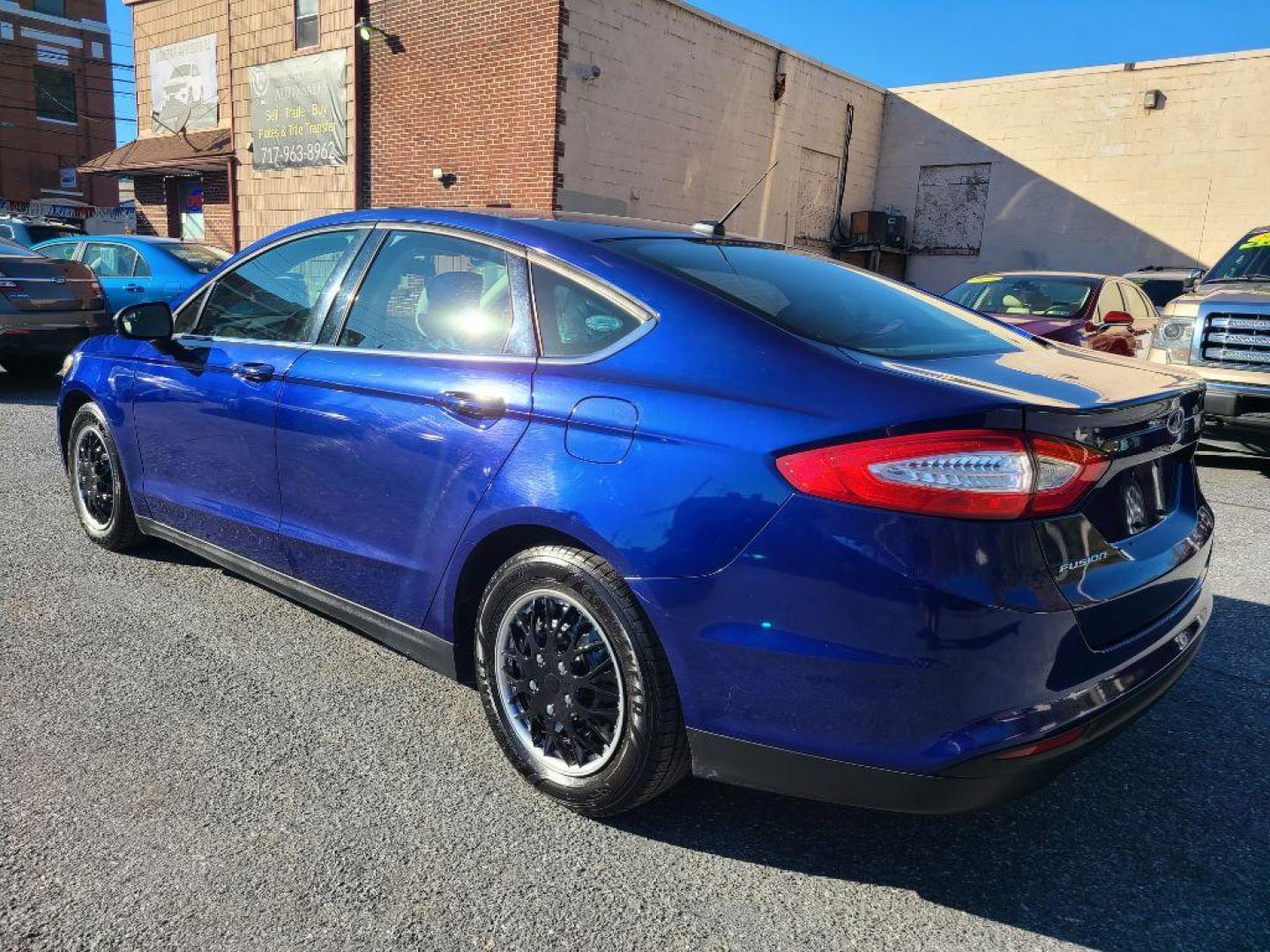 2014 BLUE FORD FUSION S (1FA6P0G77E5) with an 2.5L engine, Automatic transmission, located at 117 North Cameron Street, Harrisburg, PA, 17101, (717) 963-8962, 40.267021, -76.875351 - WE FINANCE!!! Good Credit/ Bad Credit/ No Credit - ALL Trade-Ins Welcomed!!! ***Guaranteed Credit Approval*** APPLY ONLINE or CALL us TODAY ;) Please call us to discuss your cash and financing options. - Photo#2