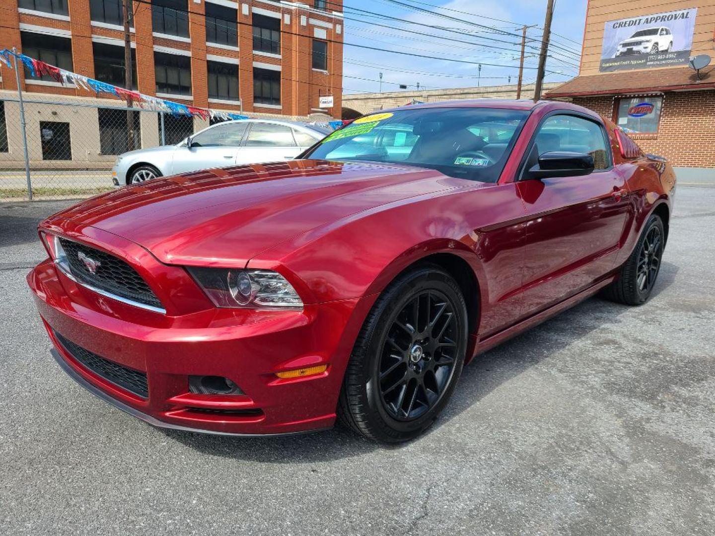 2014 RED FORD MUSTANG COUPE (1ZVBP8AM5E5) with an 3.7L engine, Automatic transmission, located at 117 North Cameron Street, Harrisburg, PA, 17101, (717) 963-8962, 40.267021, -76.875351 - WE FINANCE!!! Good Credit/ Bad Credit/ No Credit - ALL Trade-Ins Welcomed!!! ***Guaranteed Credit Approval*** APPLY ONLINE or CALL us TODAY ;) Internet Prices and Marketplace Prices are SPECIAL discounted ***CASH DEALS*** Retail Prices are higher. Please call us to discuss your cash and finan - Photo#0