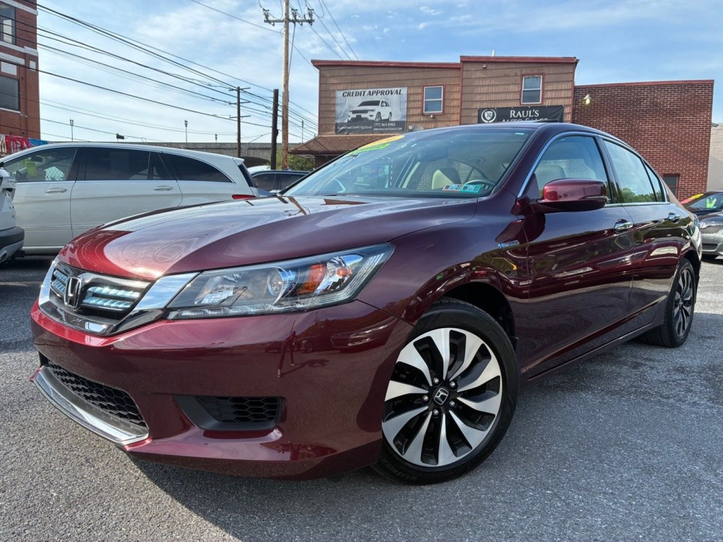 2014 RED HONDA ACCORD HYBRID EXL (1HGCR6F59EA) with an 2.0L engine, Continuously Variable transmission, located at 117 North Cameron Street, Harrisburg, PA, 17101, (717) 963-8962, 40.267021, -76.875351 - WE FINANCE!!! MOST vehicles are available for financing. Good Credit/ Challenged Credit/ No Credit - ALL Trade-Ins Welcomed!!! APPLY ONLINE or CALL us TODAY Please call us to discuss your cash and/or financing options. Thanks for checking our inventory! We're here to help.- Photo#0