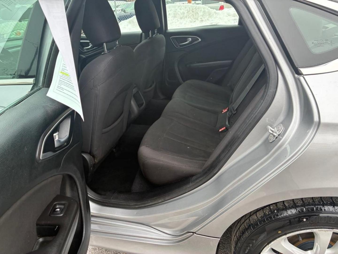 2015 SILVER CHRYSLER 200 LIMITED (1C3CCCAB0FN) with an 2.4L engine, Automatic transmission, located at 117 North Cameron Street, Harrisburg, PA, 17101, (717) 963-8962, 40.267021, -76.875351 - WE FINANCE!!! Good Credit/ Challenged Credit/ No Credit - ALL Trade-Ins Welcomed!!! APPLY ONLINE or CALL us TODAY ;) Please call us to discuss your cash and/or financing options. - Photo#12