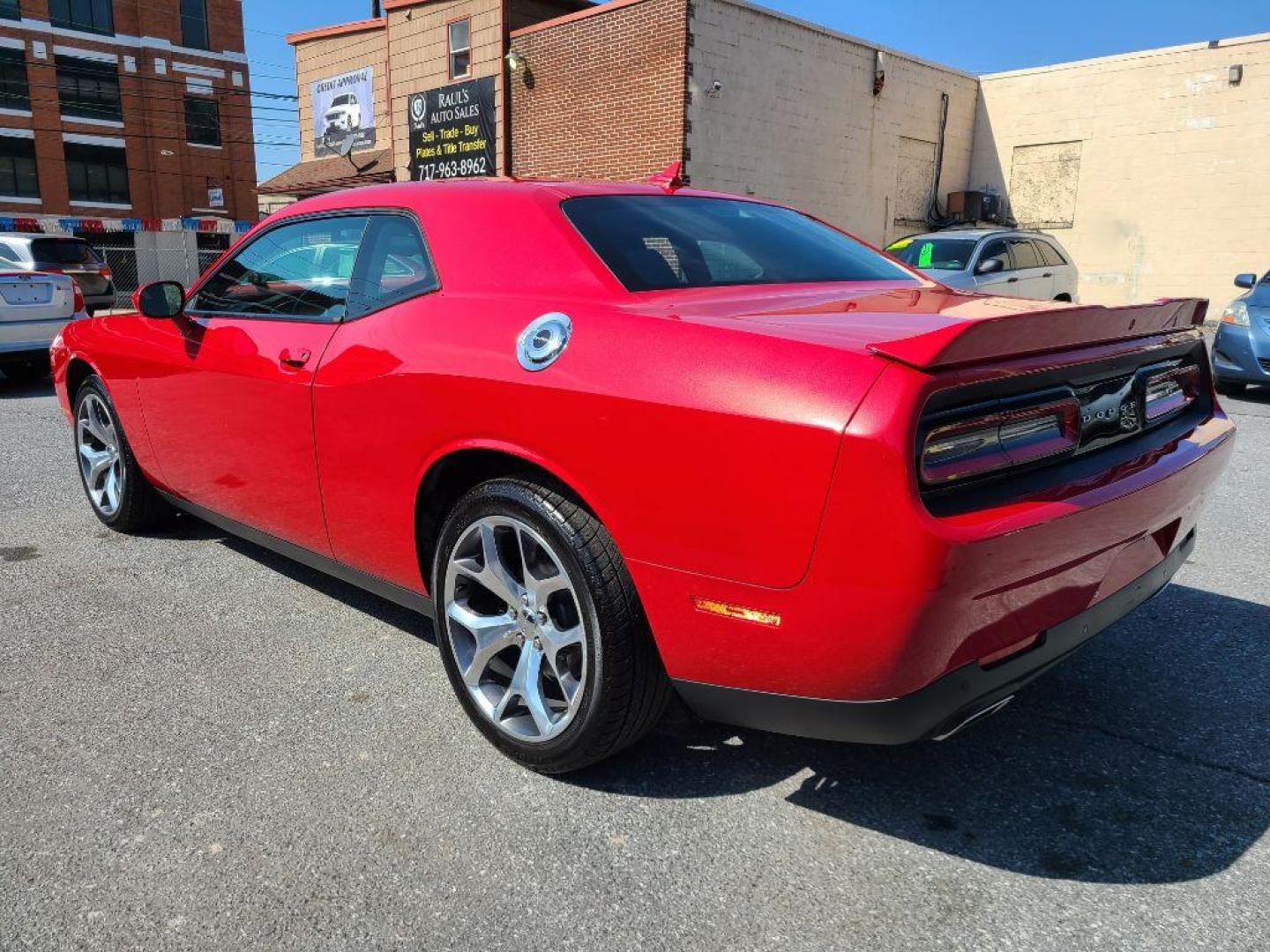 2015 RED DODGE CHALLENGER SXT PLUS (2C3CDZBG6FH) with an 3.6L engine, Automatic transmission, located at 117 North Cameron Street, Harrisburg, PA, 17101, (717) 963-8962, 40.267021, -76.875351 - Photo#1