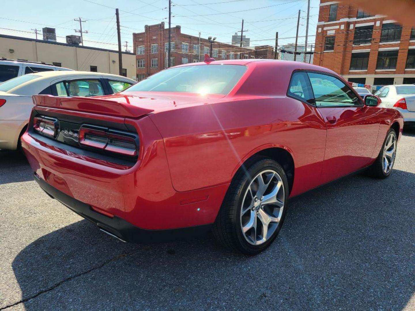 2015 RED DODGE CHALLENGER SXT PLUS (2C3CDZBG6FH) with an 3.6L engine, Automatic transmission, located at 117 North Cameron Street, Harrisburg, PA, 17101, (717) 963-8962, 40.267021, -76.875351 - Photo#3