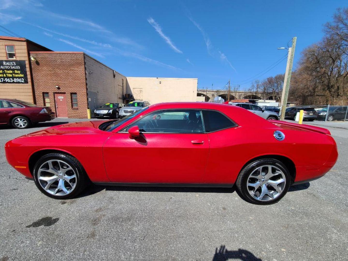 2015 RED DODGE CHALLENGER SXT PLUS (2C3CDZBG6FH) with an 3.6L engine, Automatic transmission, located at 117 North Cameron Street, Harrisburg, PA, 17101, (717) 963-8962, 40.267021, -76.875351 - Photo#7