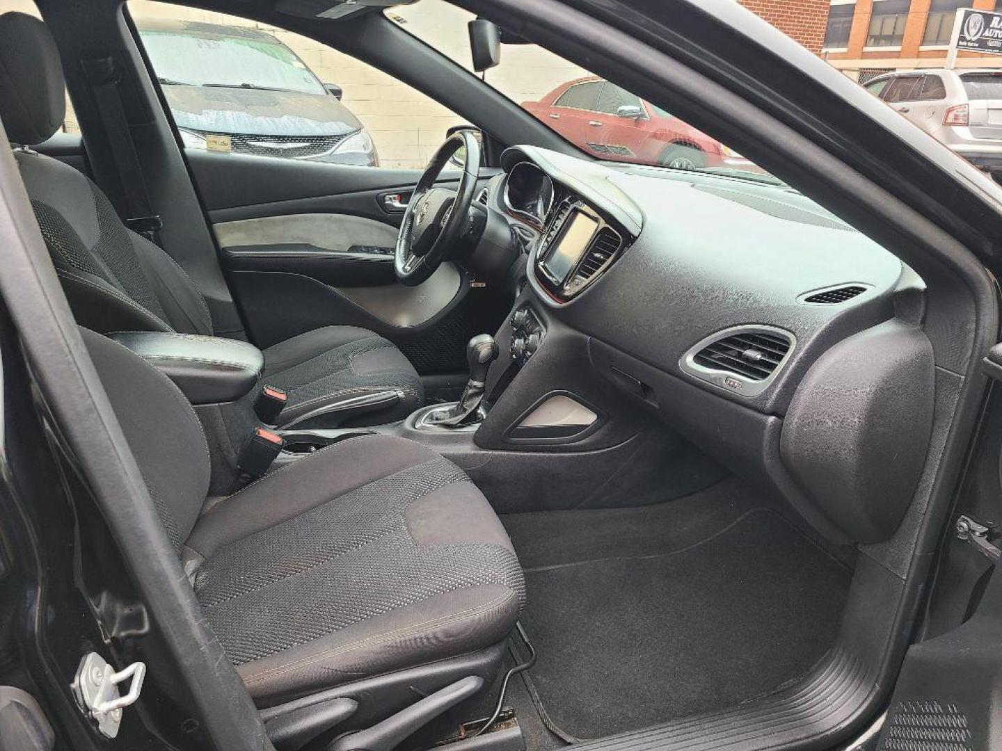 2015 BLACK DODGE DART SXT (1C3CDFBB5FD) with an 2.4L engine, 6-Speed Manual transmission, located at 117 North Cameron Street, Harrisburg, PA, 17101, (717) 963-8962, 40.267021, -76.875351 - Photo#9