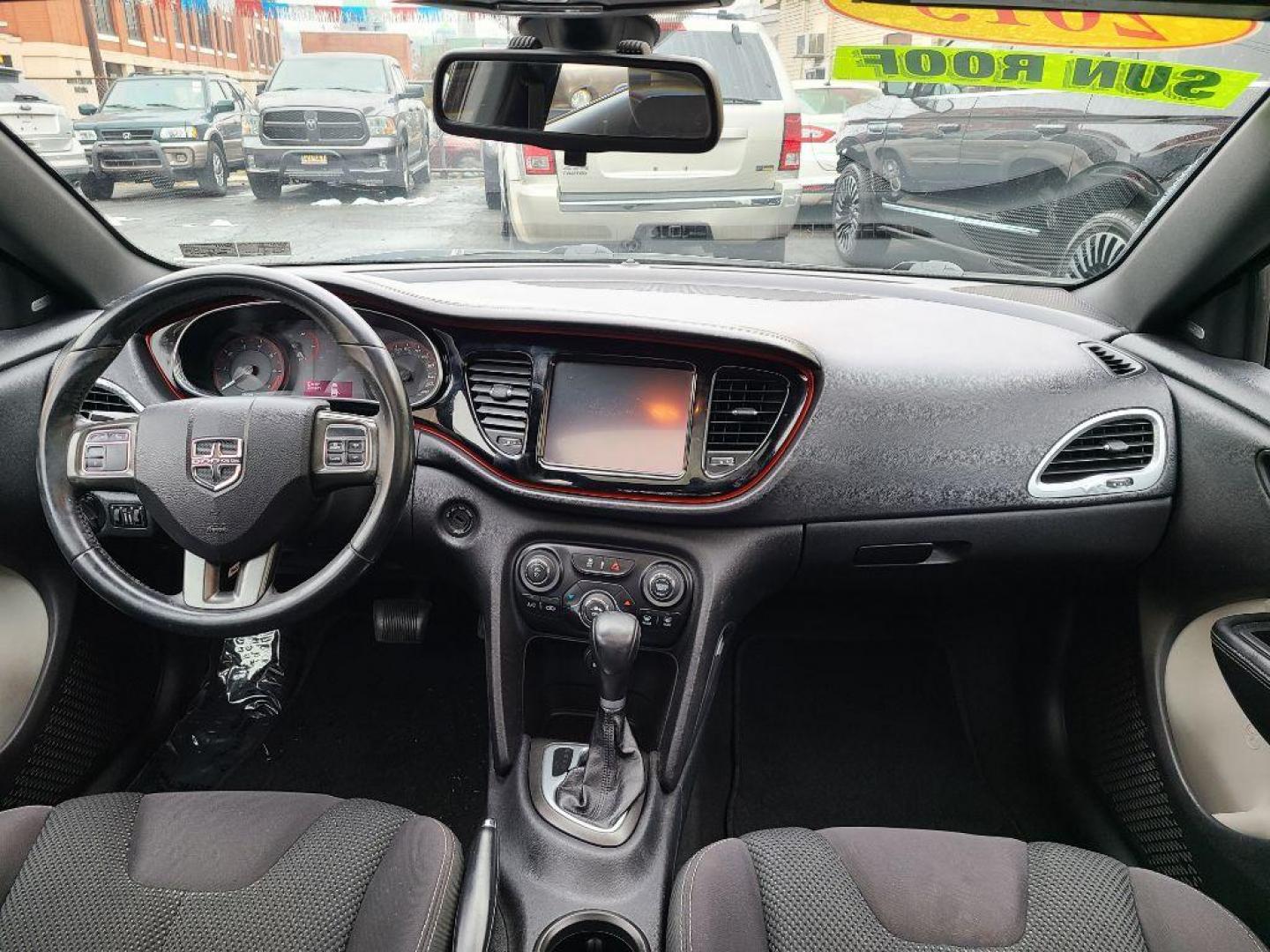 2015 BLACK DODGE DART SXT (1C3CDFBB5FD) with an 2.4L engine, 6-Speed Manual transmission, located at 117 North Cameron Street, Harrisburg, PA, 17101, (717) 963-8962, 40.267021, -76.875351 - Photo#10