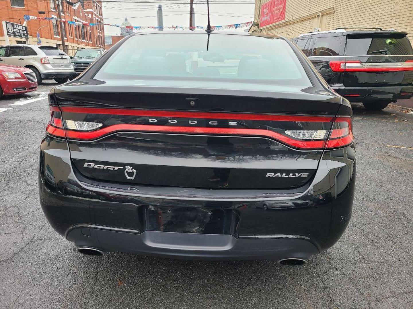 2015 BLACK DODGE DART SXT (1C3CDFBB5FD) with an 2.4L engine, 6-Speed Manual transmission, located at 117 North Cameron Street, Harrisburg, PA, 17101, (717) 963-8962, 40.267021, -76.875351 - Photo#3