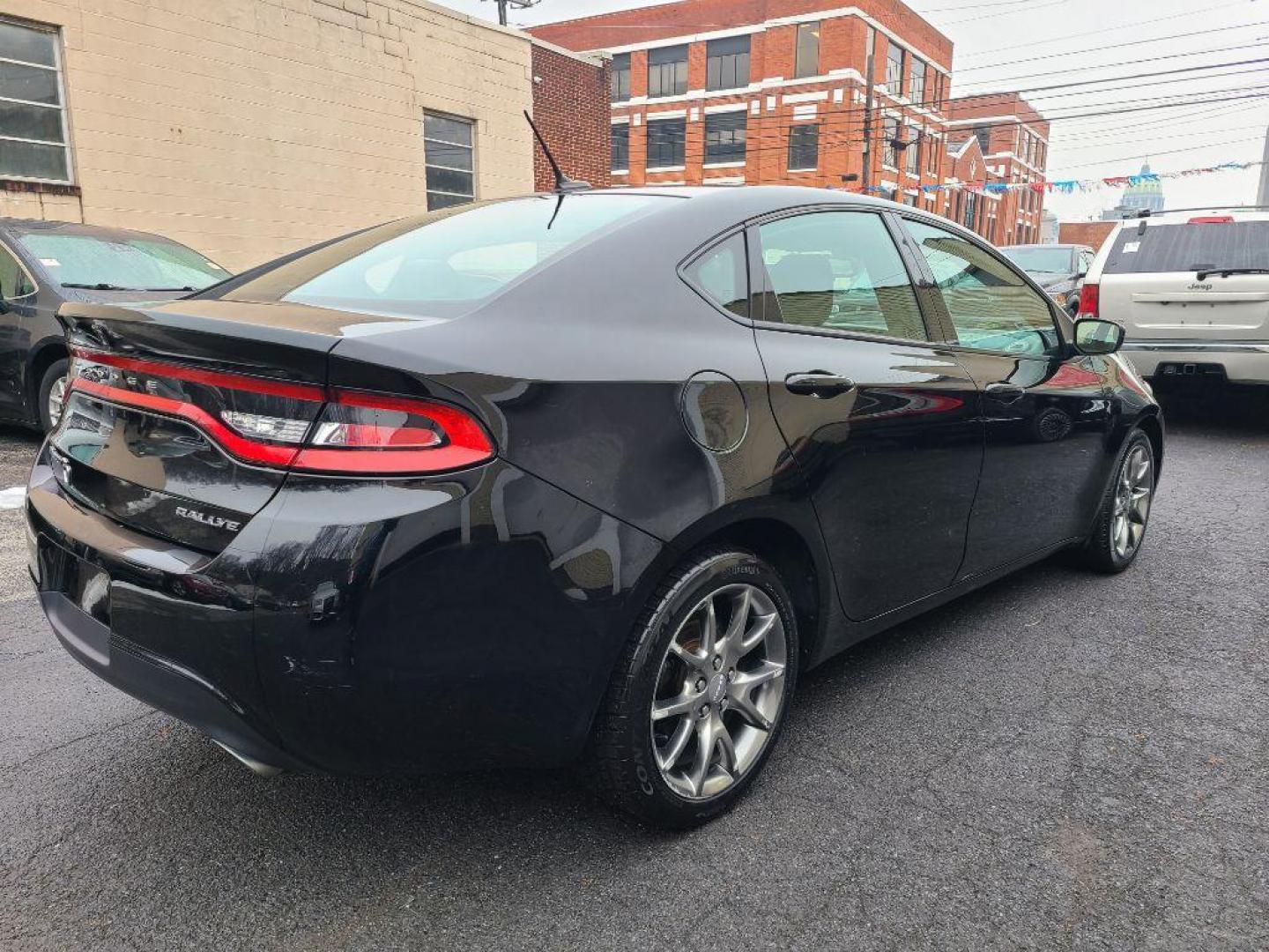 2015 BLACK DODGE DART SXT (1C3CDFBB5FD) with an 2.4L engine, 6-Speed Manual transmission, located at 117 North Cameron Street, Harrisburg, PA, 17101, (717) 963-8962, 40.267021, -76.875351 - Photo#4