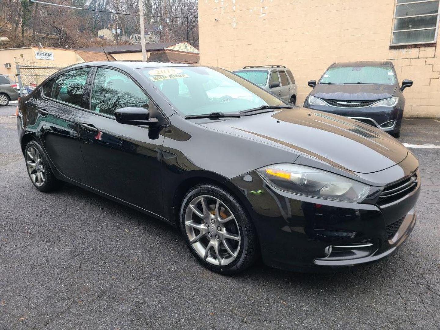 2015 BLACK DODGE DART SXT (1C3CDFBB5FD) with an 2.4L engine, 6-Speed Manual transmission, located at 117 North Cameron Street, Harrisburg, PA, 17101, (717) 963-8962, 40.267021, -76.875351 - Photo#6
