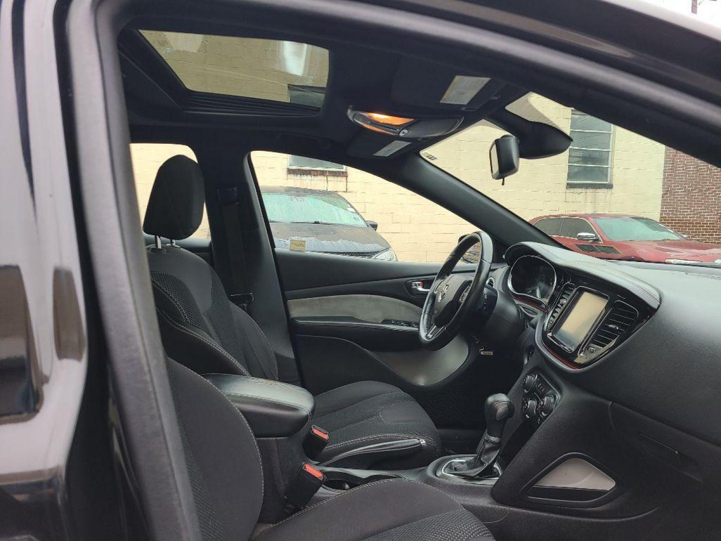 2015 BLACK DODGE DART SXT (1C3CDFBB5FD) with an 2.4L engine, 6-Speed Manual transmission, located at 117 North Cameron Street, Harrisburg, PA, 17101, (717) 963-8962, 40.267021, -76.875351 - Photo#8