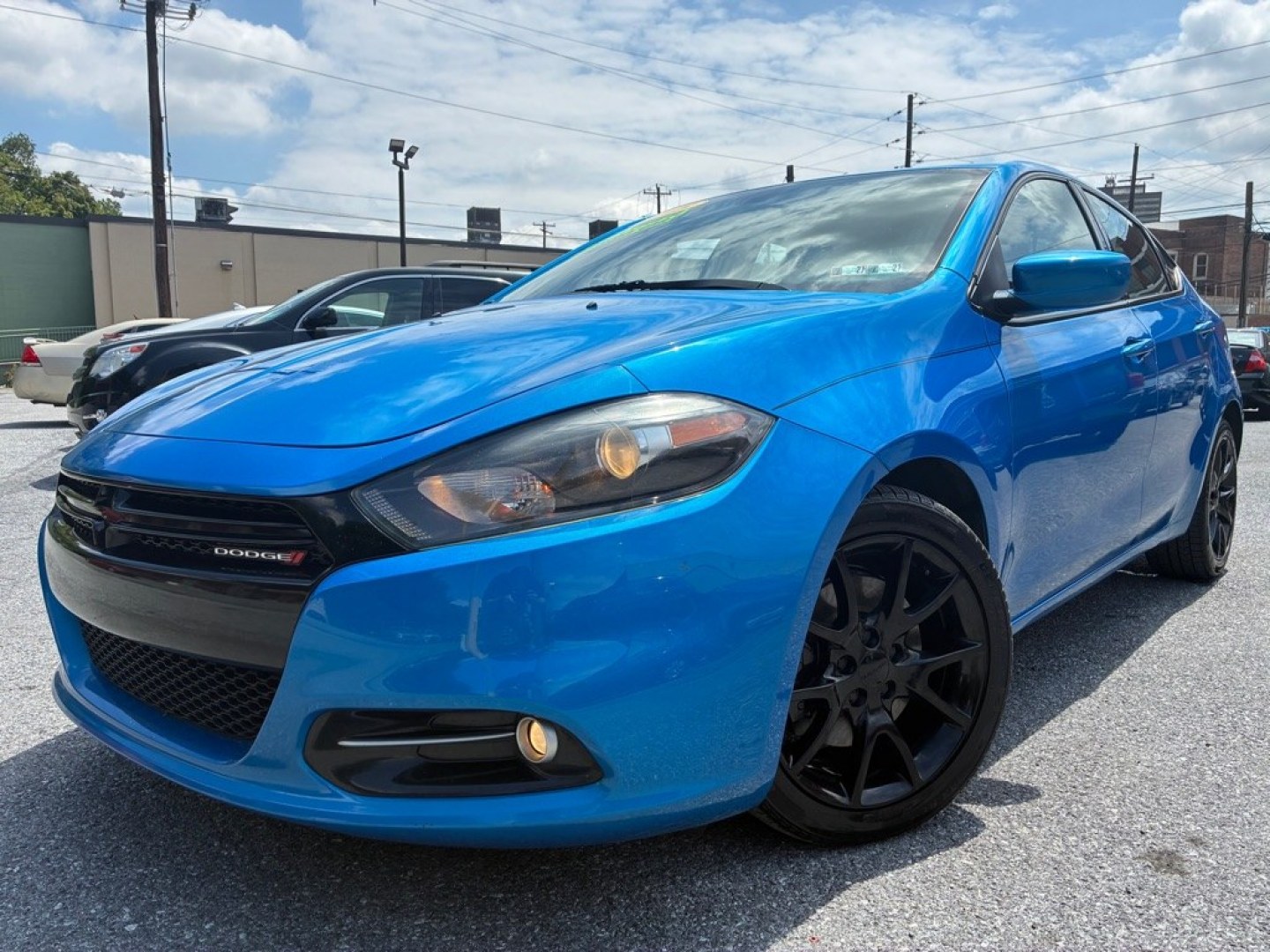 2015 BLUE DODGE DART SXT (1C3CDFBB5FD) with an 2.4L engine, 6-Speed Manual transmission, located at 117 North Cameron Street, Harrisburg, PA, 17101, (717) 963-8962, 40.267021, -76.875351- Photo#0